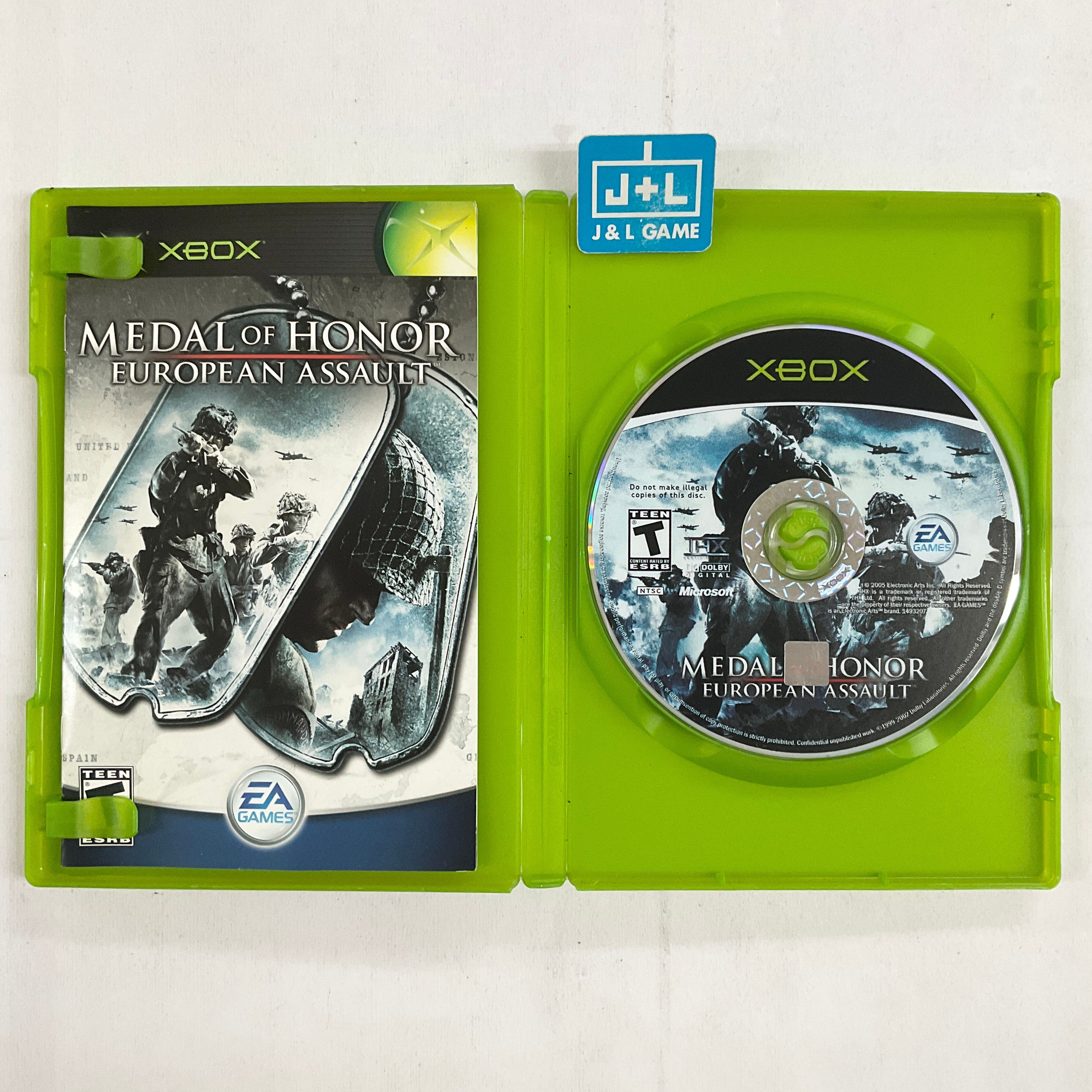 Medal of Honor: European Assault - (XB) Xbox [Pre-Owned] Video Games Electronic Arts   