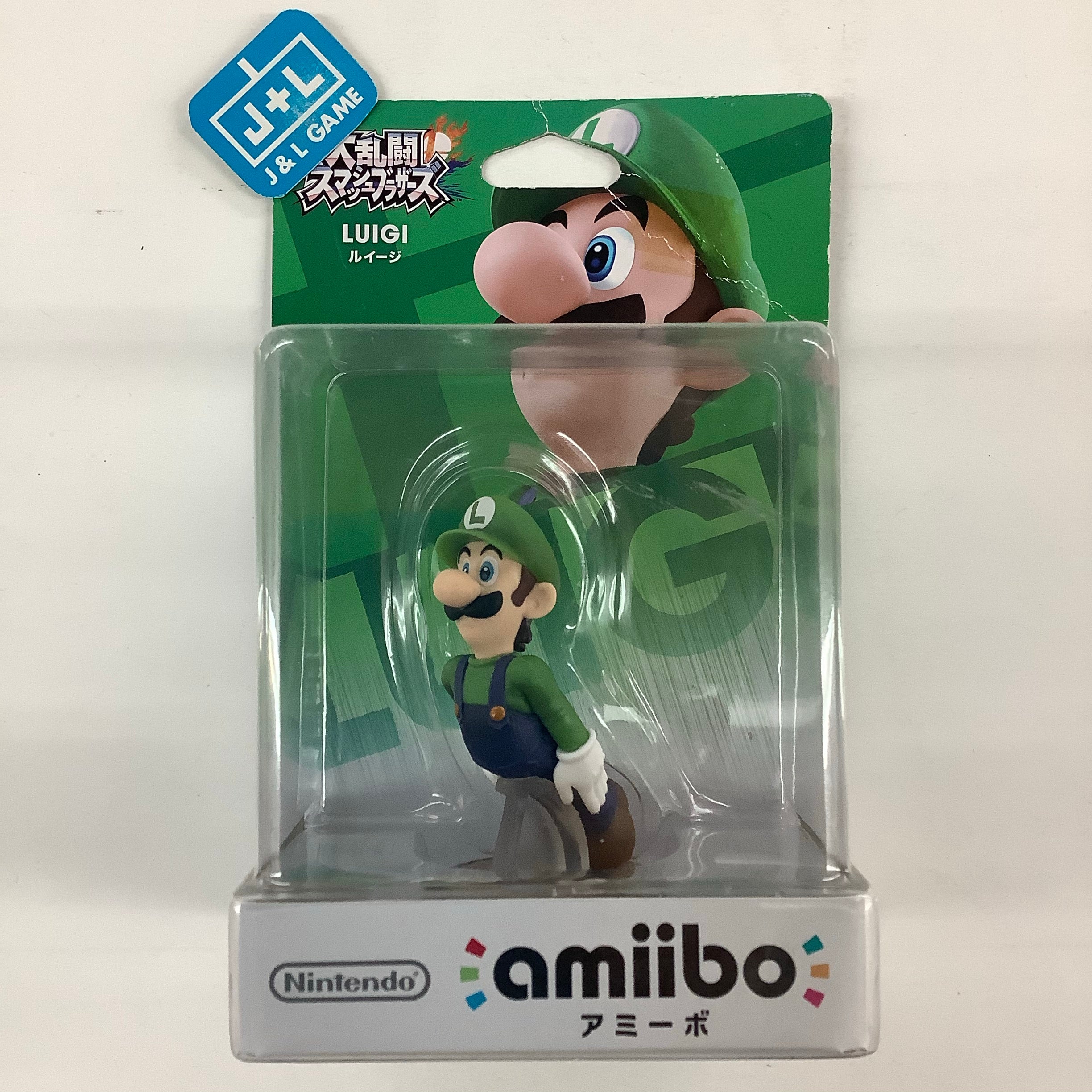 Luigi (Super Smash Bros. series) - Nintendo WiiU Amiibo (Japanese Import) Amiibo Nintendo   