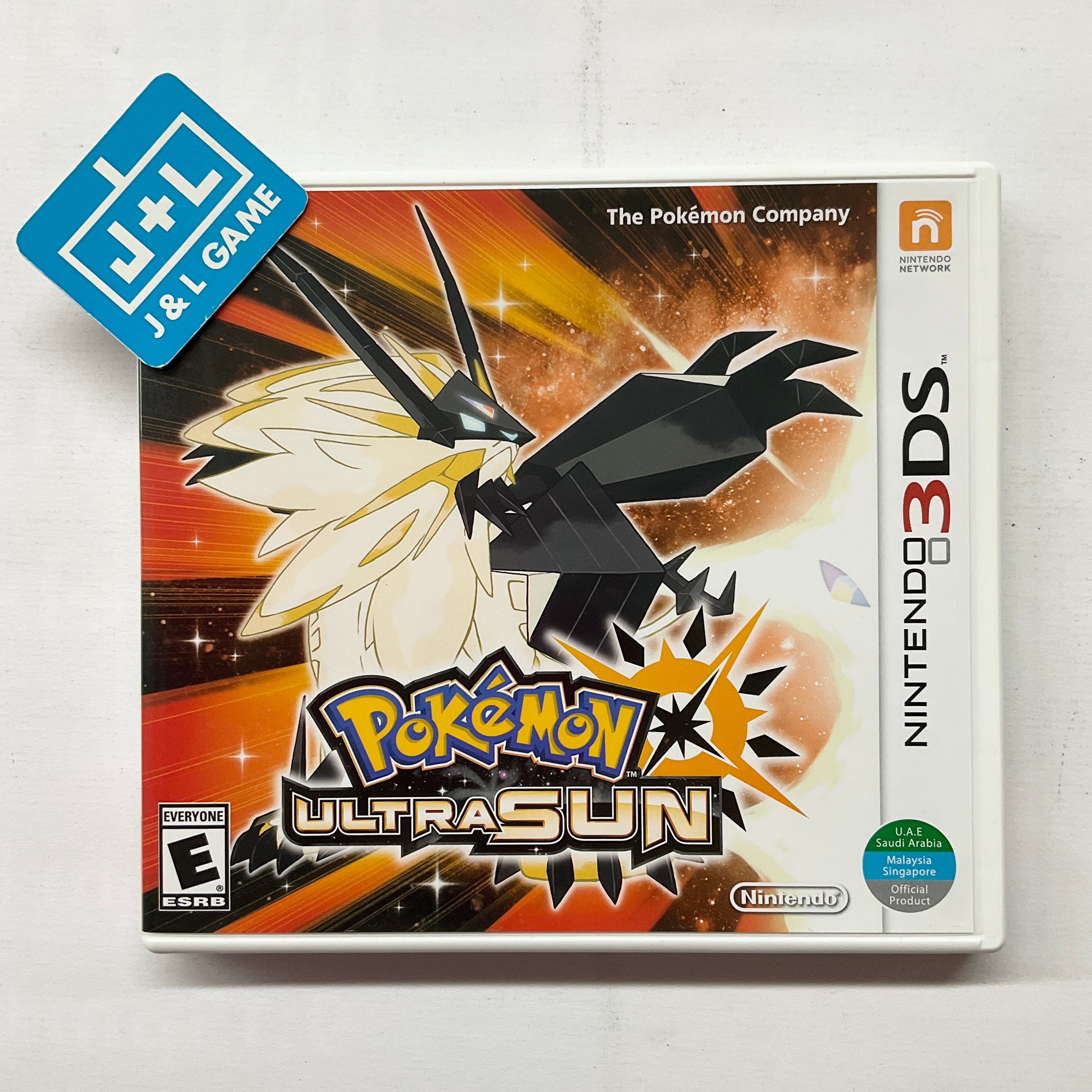 Pokemon Ultra Sun Nintendo 3DS (World Edition) [Pre-Owned] J&L