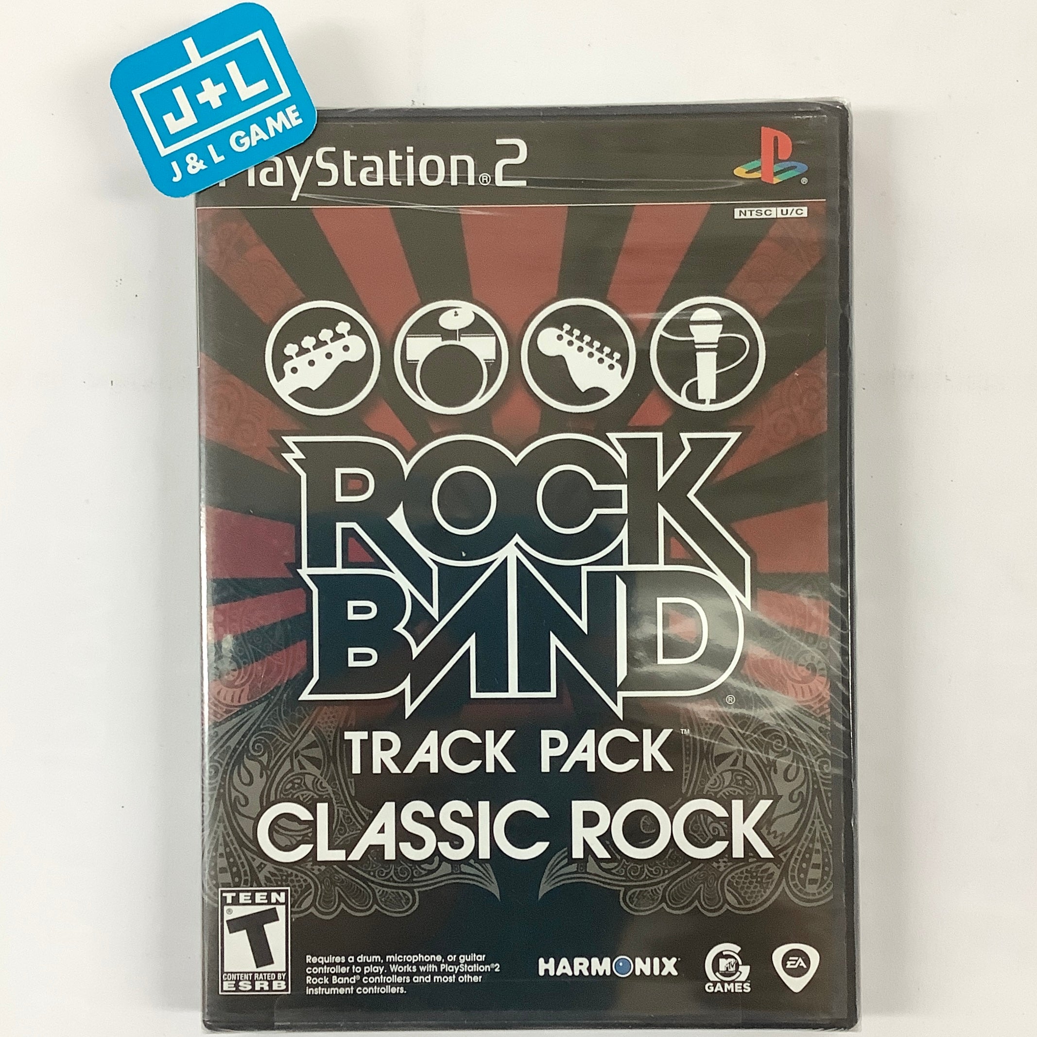 Rock Band Track Pack: Classic Rock - (PS2) PlayStation 2 Video Games MTV Games