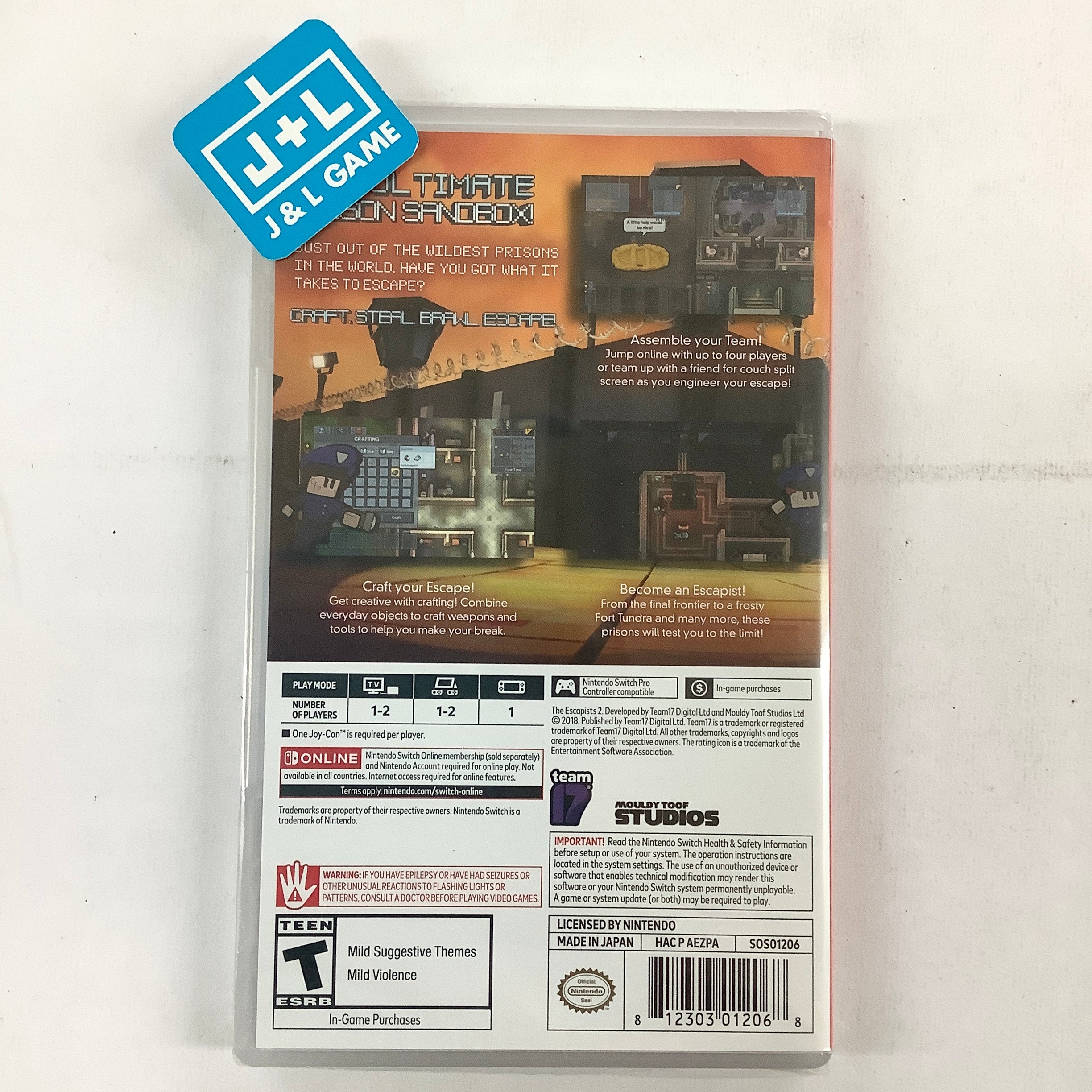The Escapists 2 - (NSW) Nintendo Switch Video Games Sold Out   