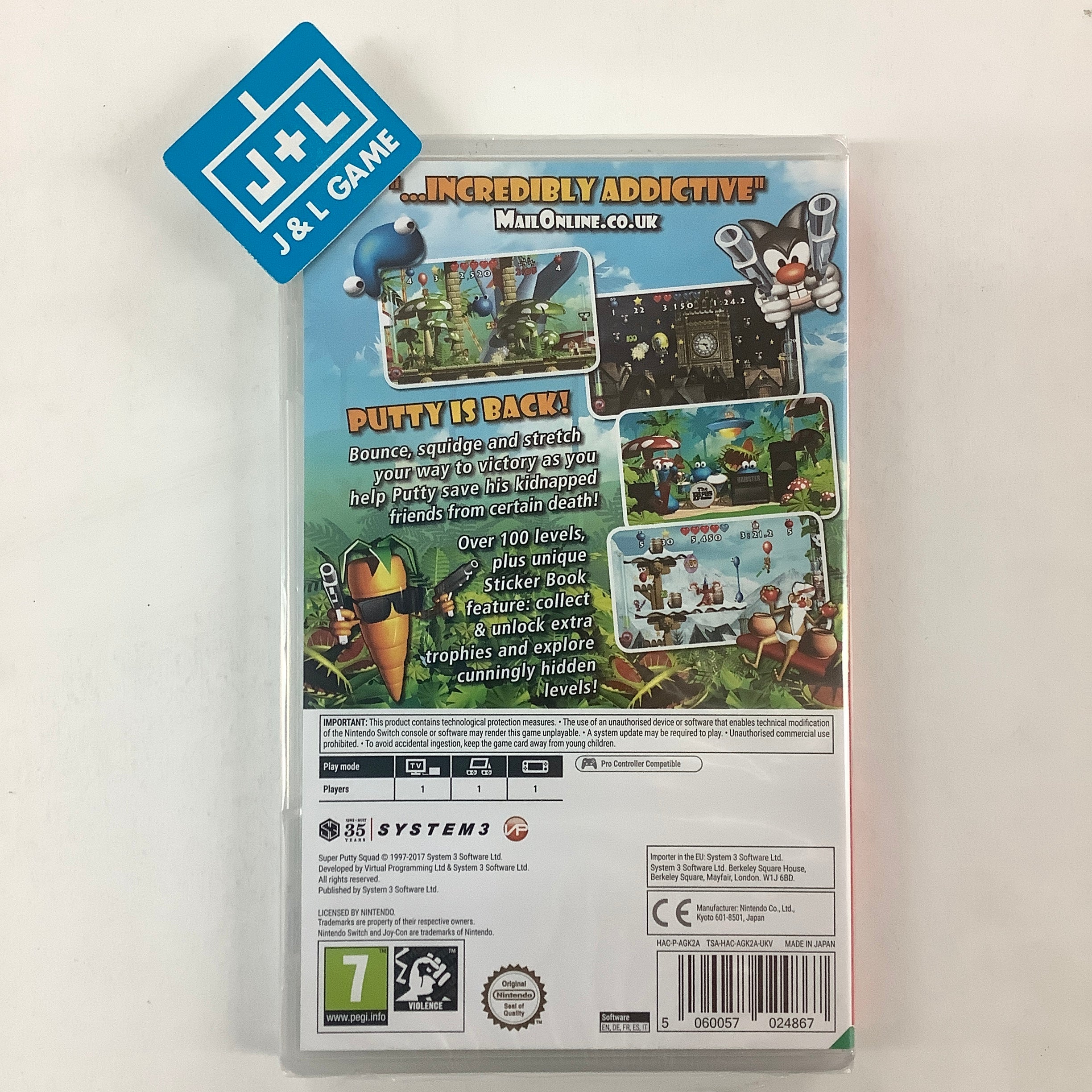 Super Putty Squad - (NSW) Nintendo Switch (European Import) Video Games System 3   