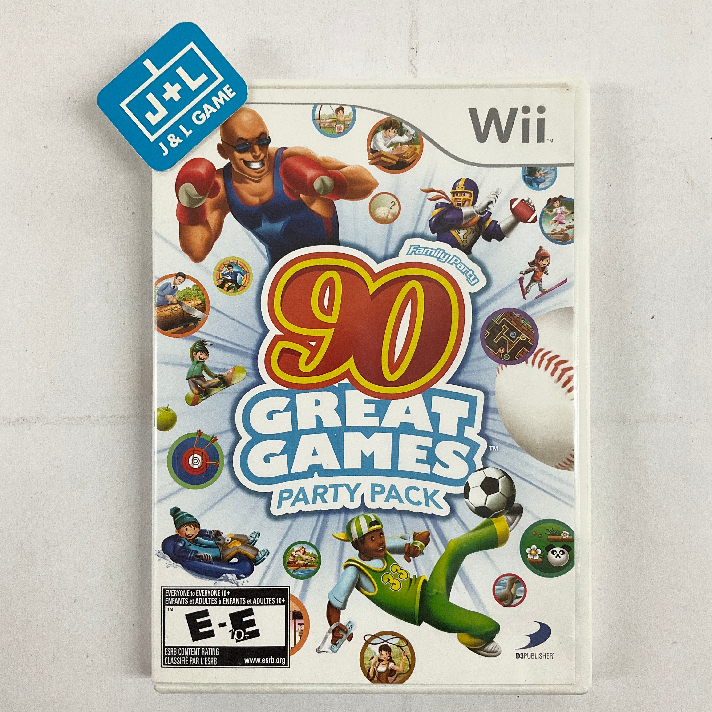 Family Party: 90 Great Games Party Pack - Nintendo Wii [Pre-Owned