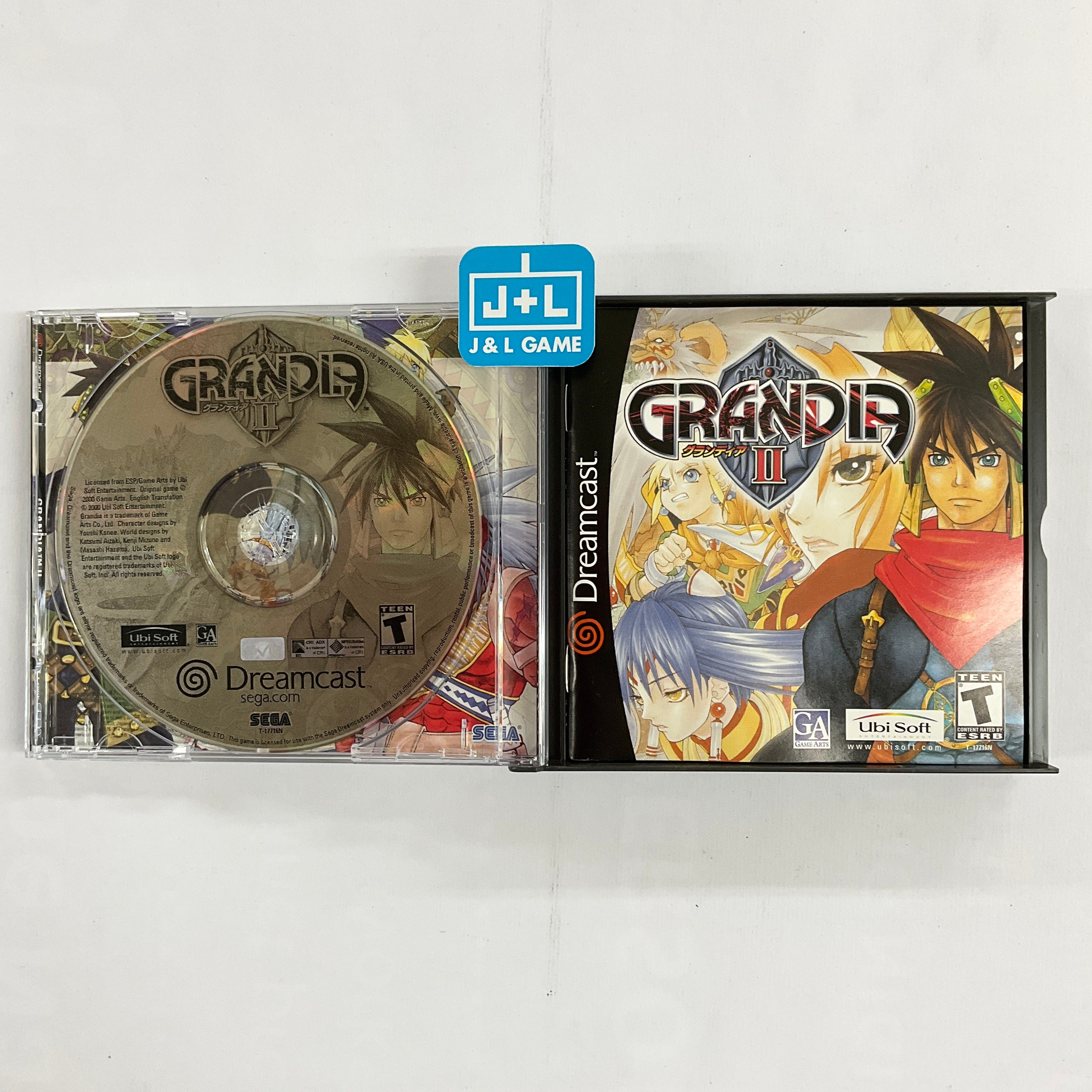 Grandia II - (DC) SEGA Dreamcast [Pre-Owned] Video Games Ubisoft   