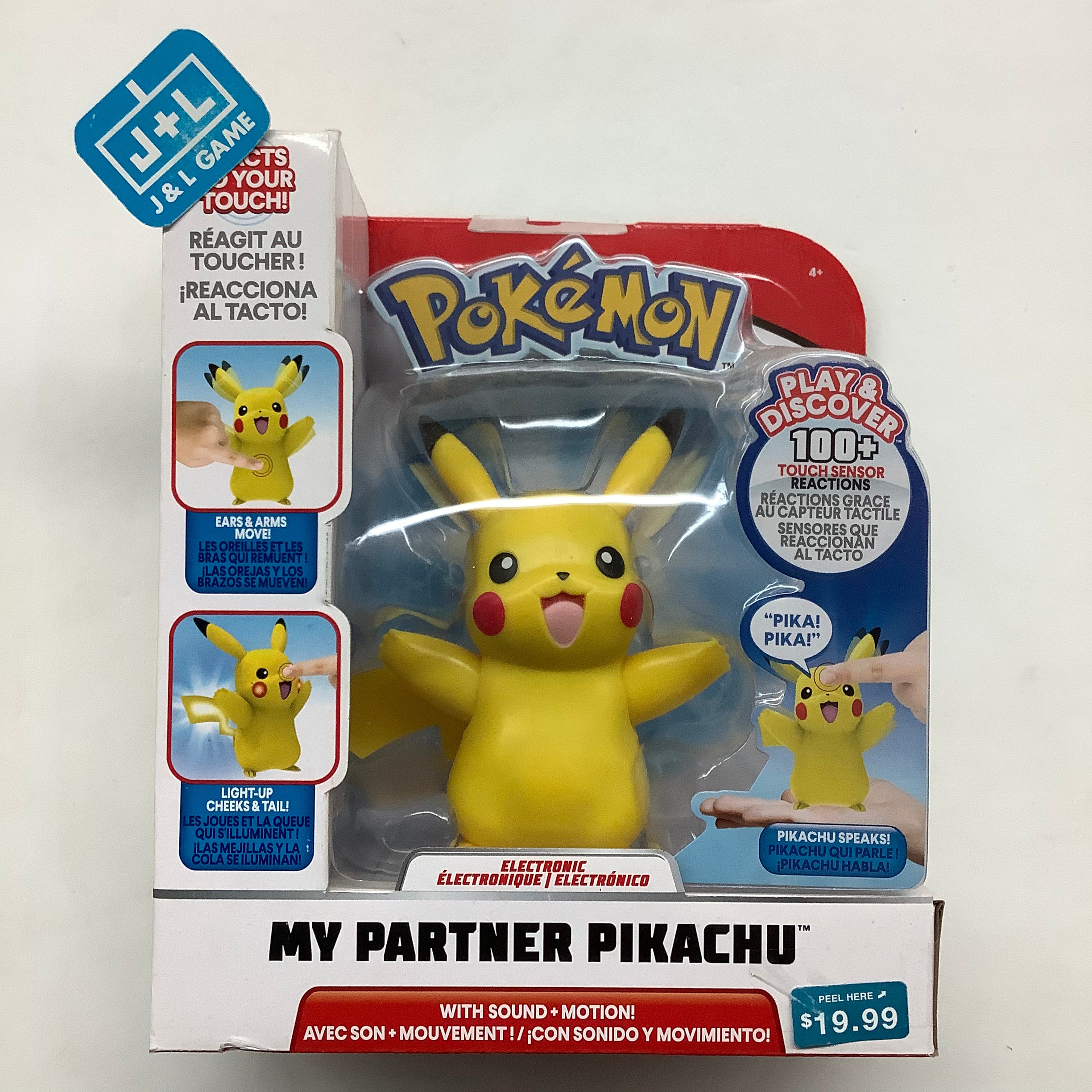 Pokémon Electronic & Interactive My Partner Pikachu Toy Pokemon