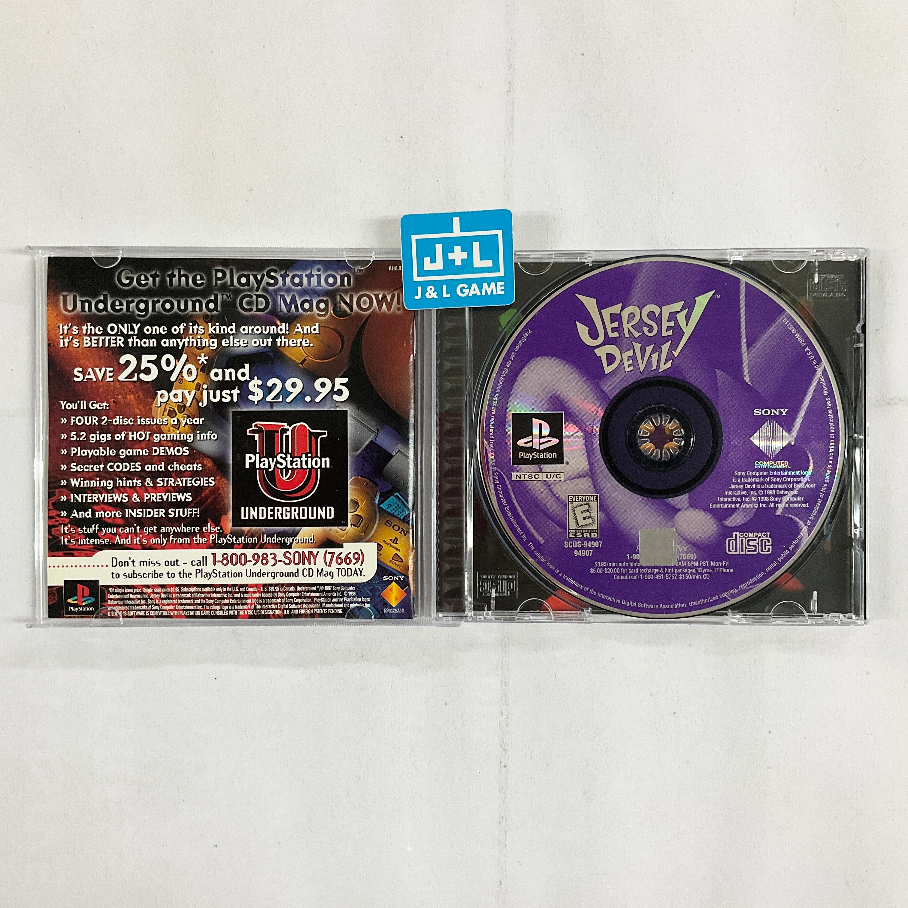 Jersey Devil - (PS1) PlayStation 1 [Pre-Owned] Video Games SCEA   