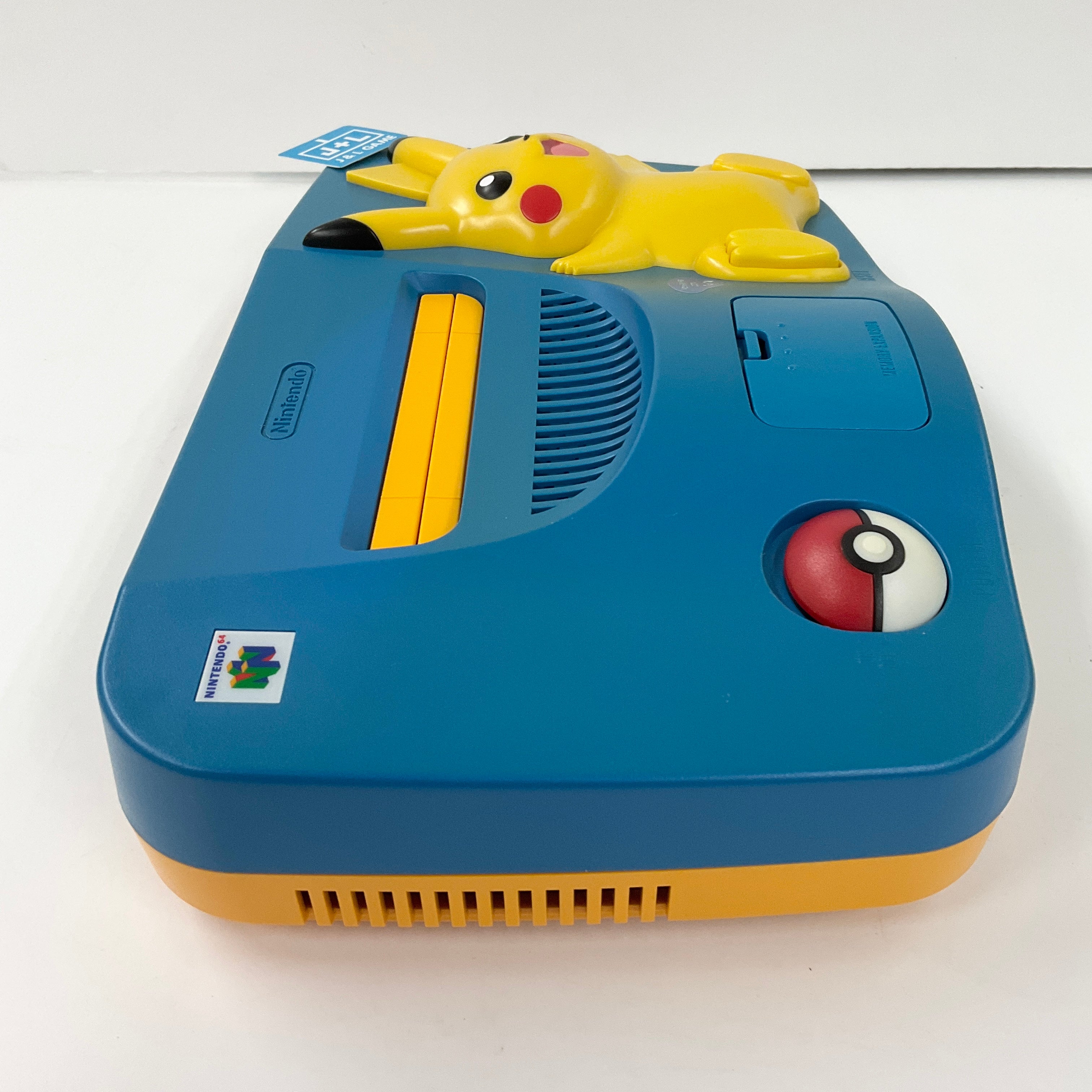 Nintendo 64 Hardware Console (Pikachu Edition) (Blue and Yellow) - (N64) Nintendo 64 [Pre-Owned] (Japanese Import) CONSOLE Nintendo   