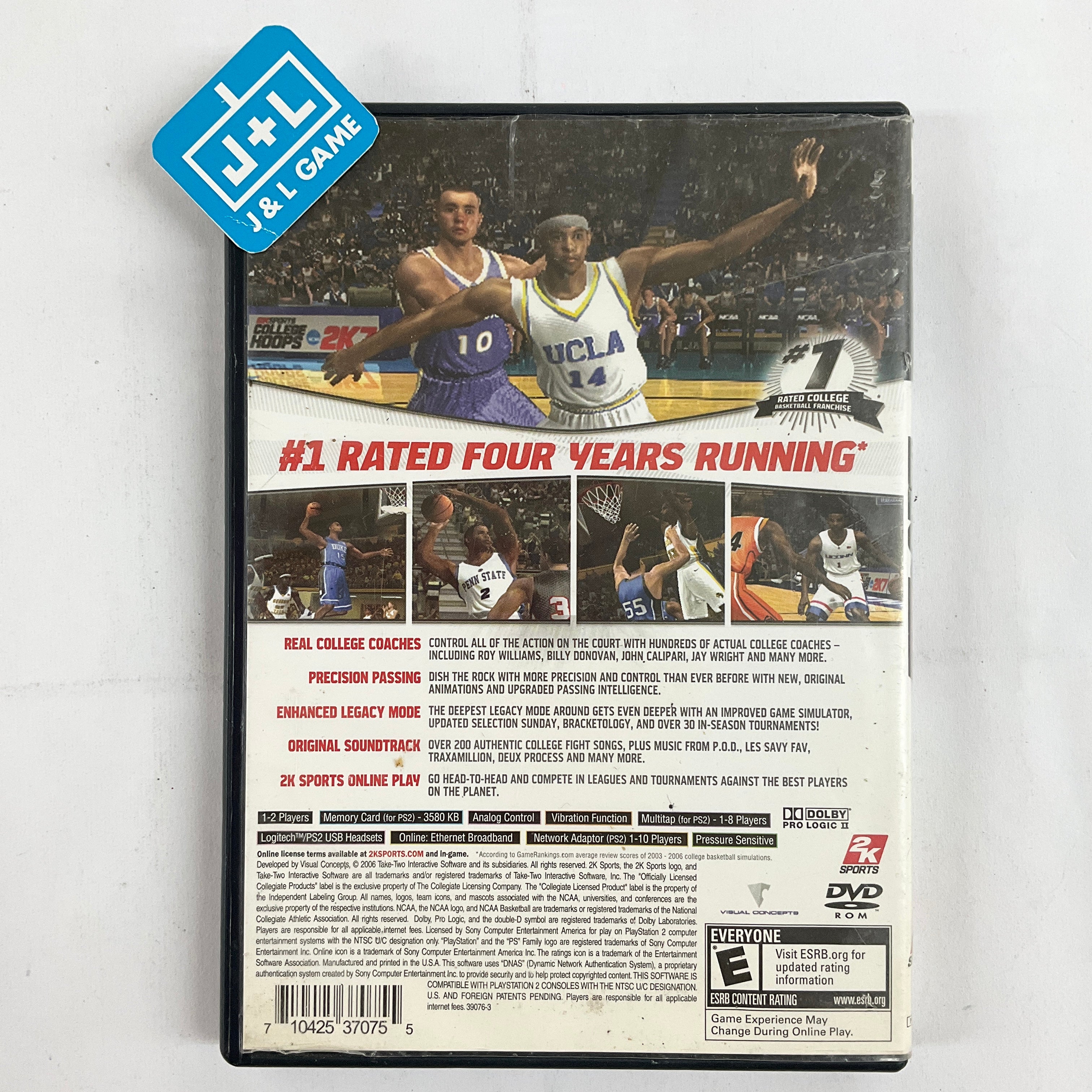College Hoops 2K7 - (PS2) PlayStation 2 [Pre-Owned] Video Games 2K Sports   