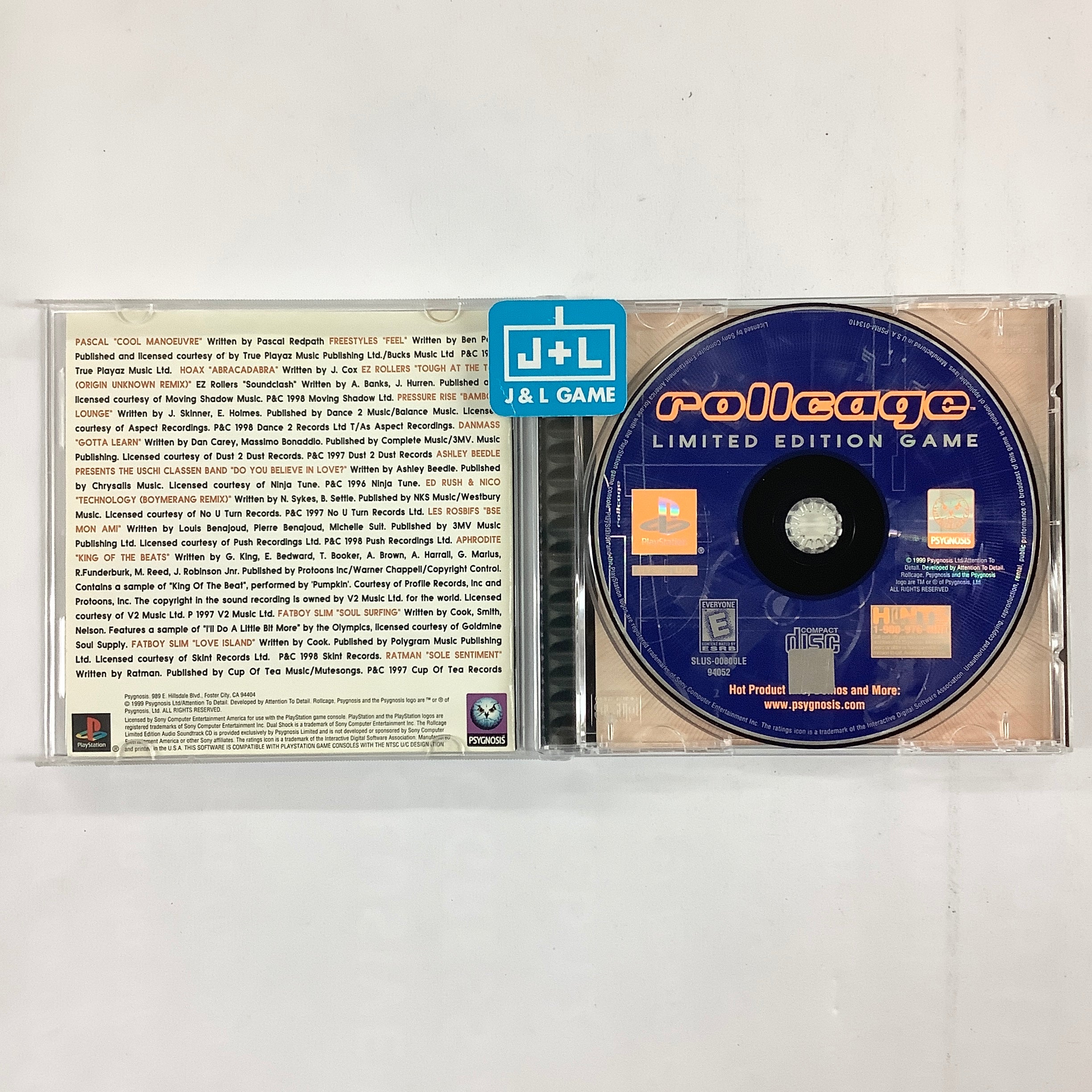 Rollcage (Limited Edition) - (PS1) PlayStation 1 [Pre-Owned] Video Games Psygnosis   
