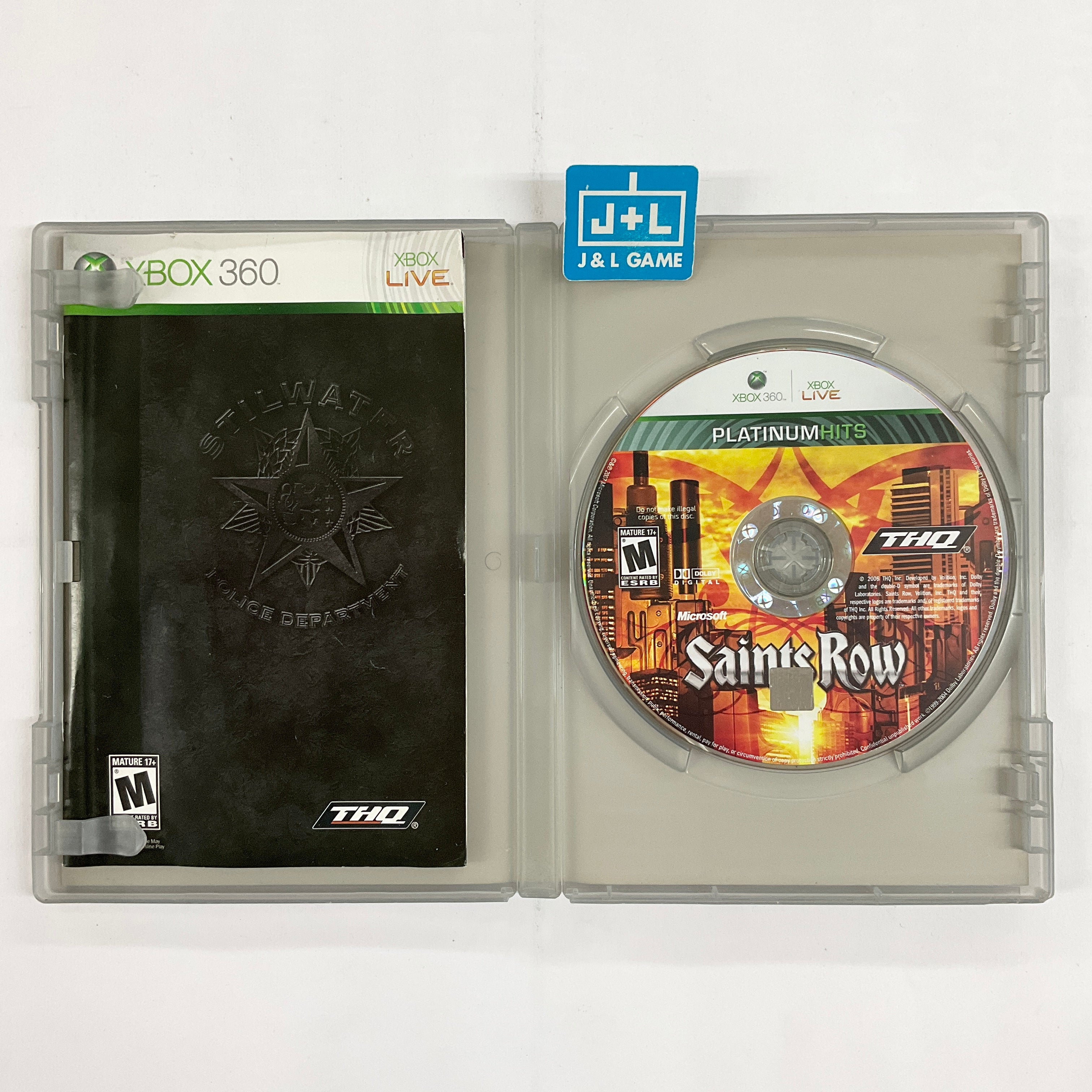 Saints Row (Platinum Hits) - Xbox 360 [Pre-Owned] Video Games THQ   