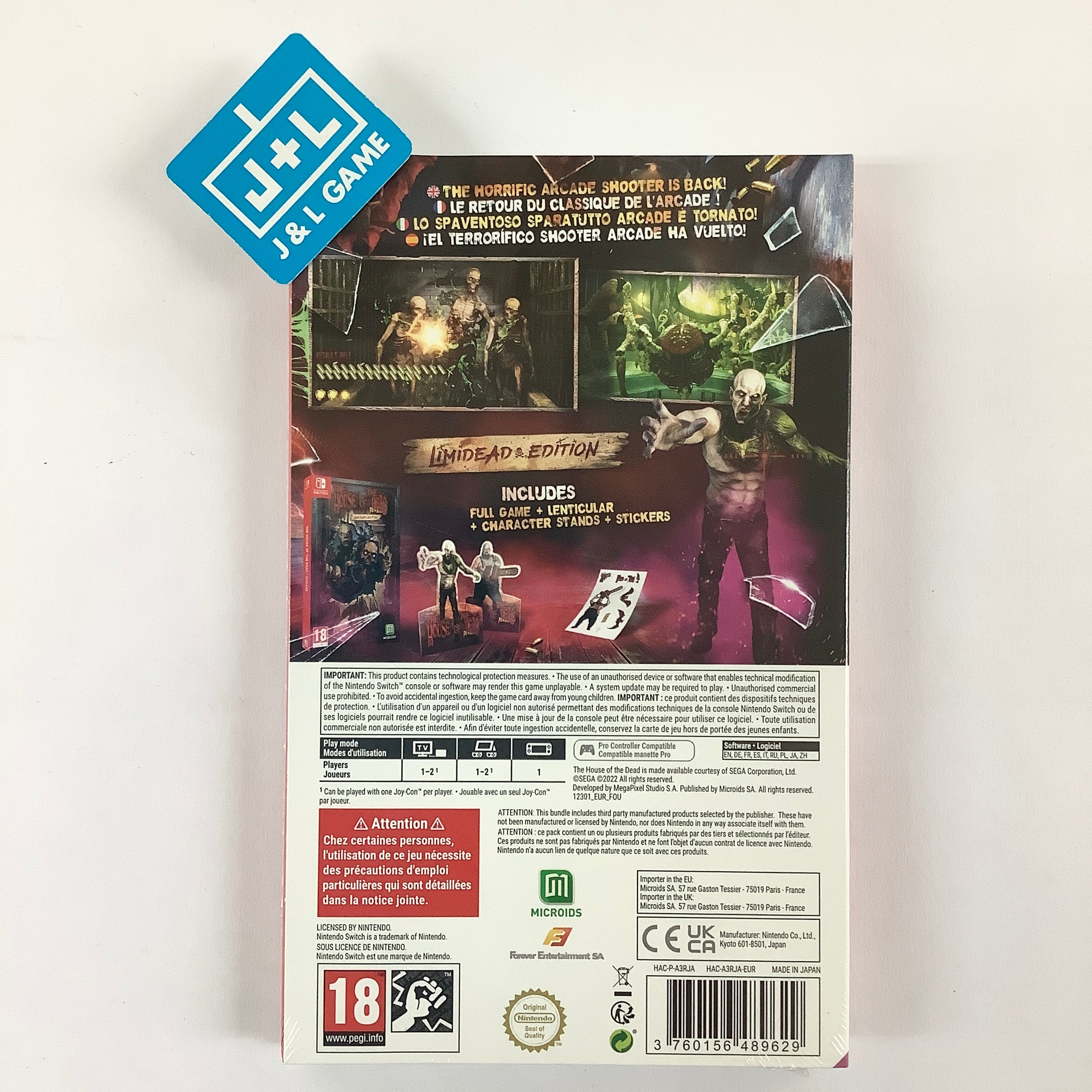 The House of the Dead: Remake (Limidead Edition) - (NSW) Nintendo Switch (European Import) Video Games Microids   