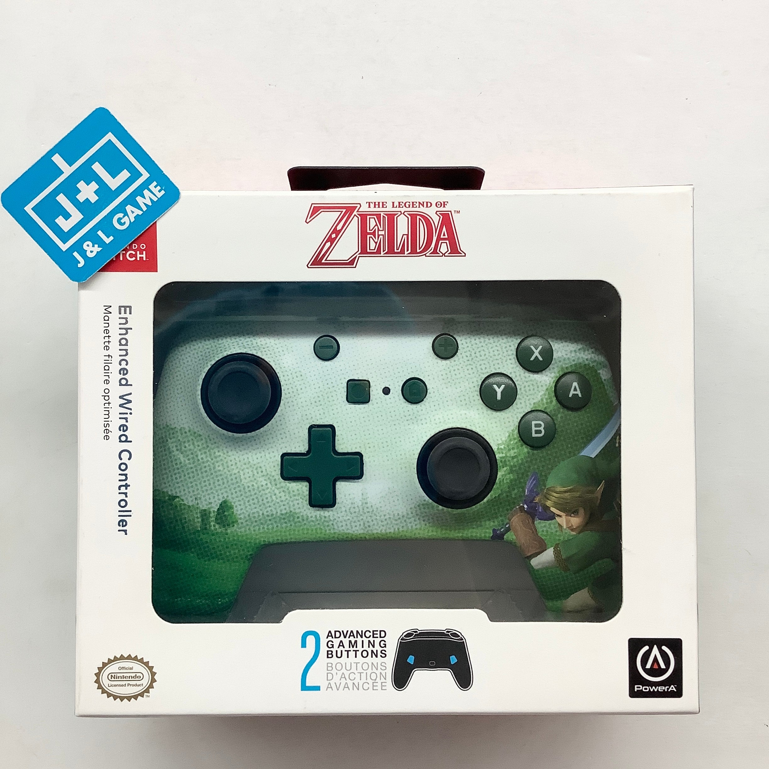 PowerA Enhanced Wired Controller (Link Hyrule) - (NSW) Nintendo Switch Accessories PowerA