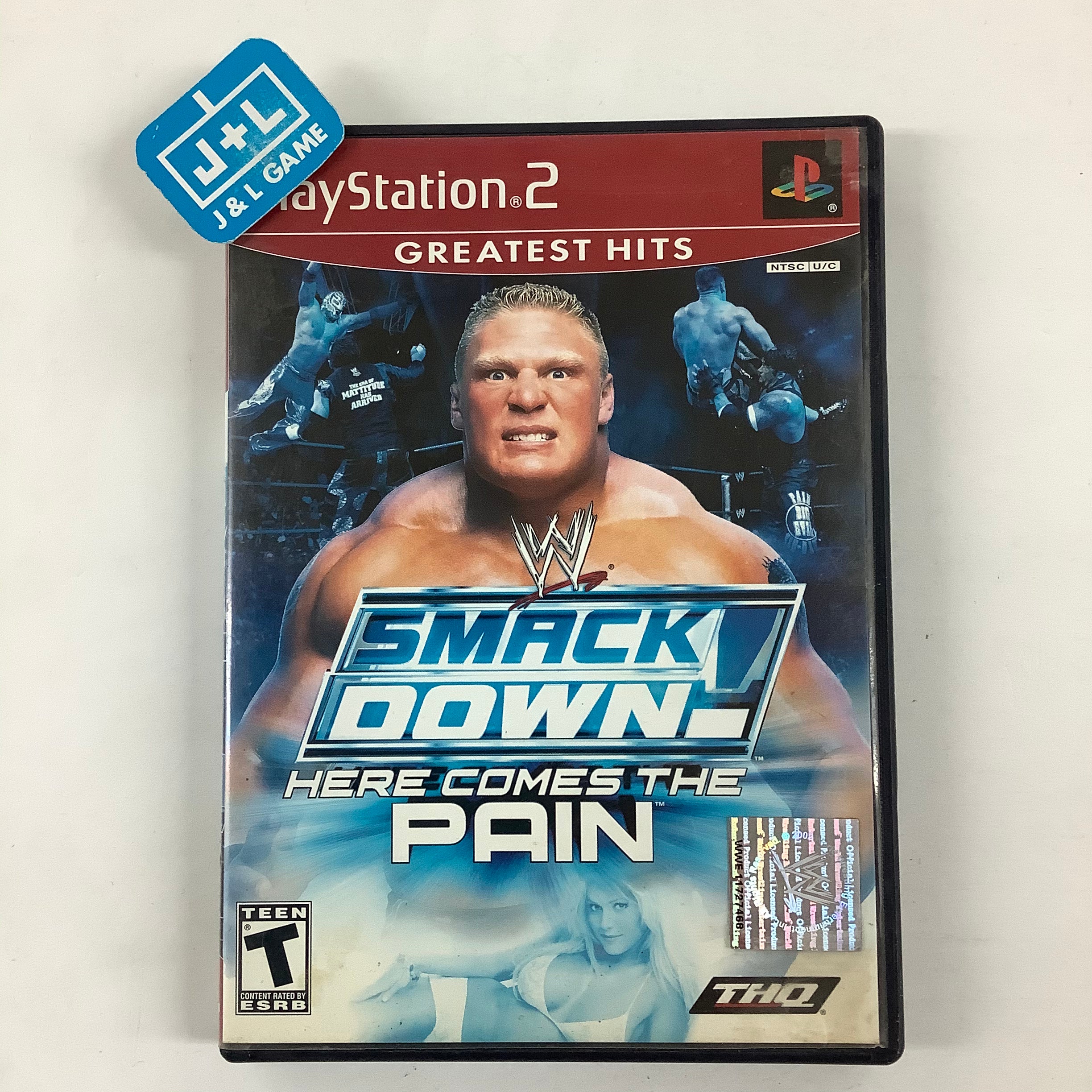 Smackdown pain discount ps2 cd price