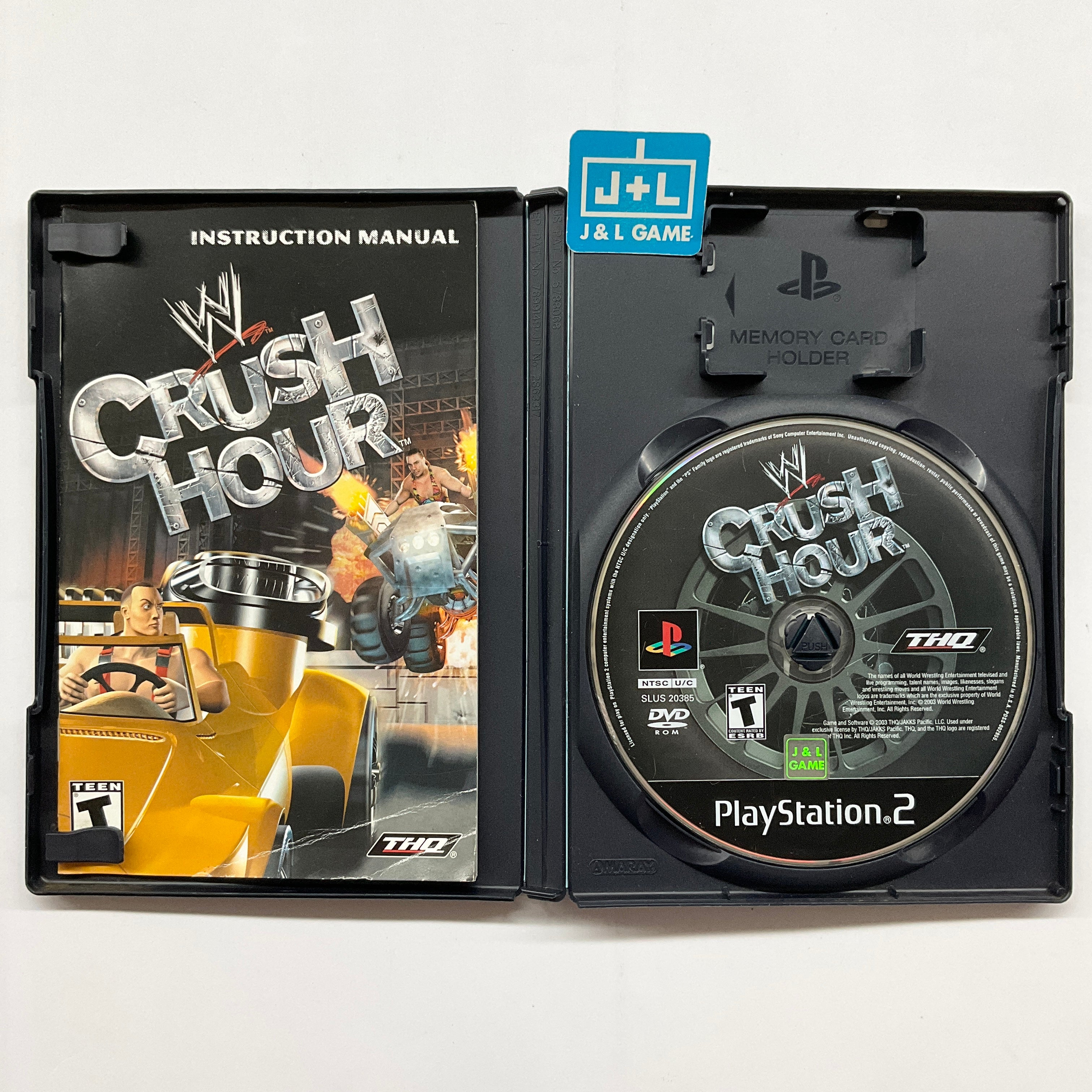 WWE Crush Hour - (PS2) PlayStation 2 [Pre-Owned] Video Games THQ   