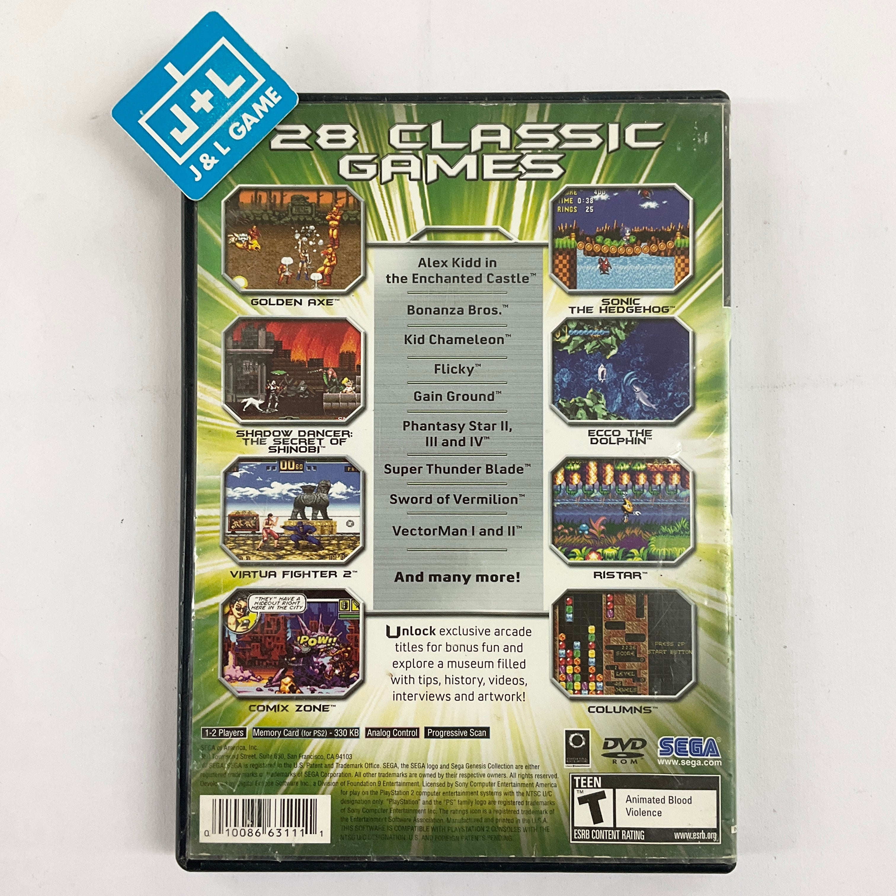 Sega Genesis Collection - (PS2) PlayStation 2 [Pre-Owned] Video Games Sega   