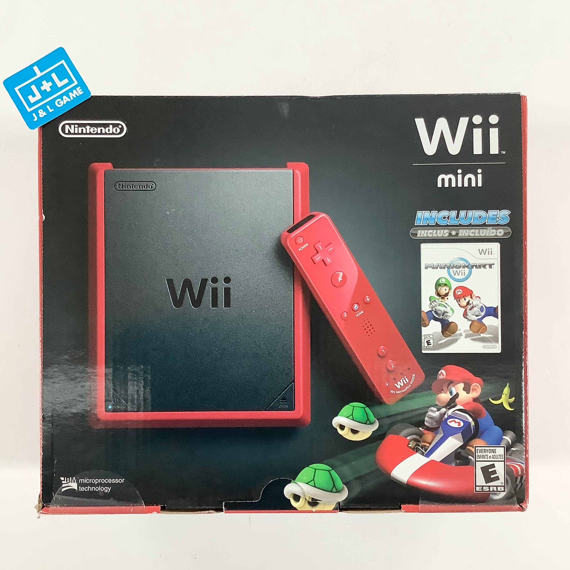 Nintendo Wii Mini with Mario Kart (Red) Nintendo Wii J&L Game