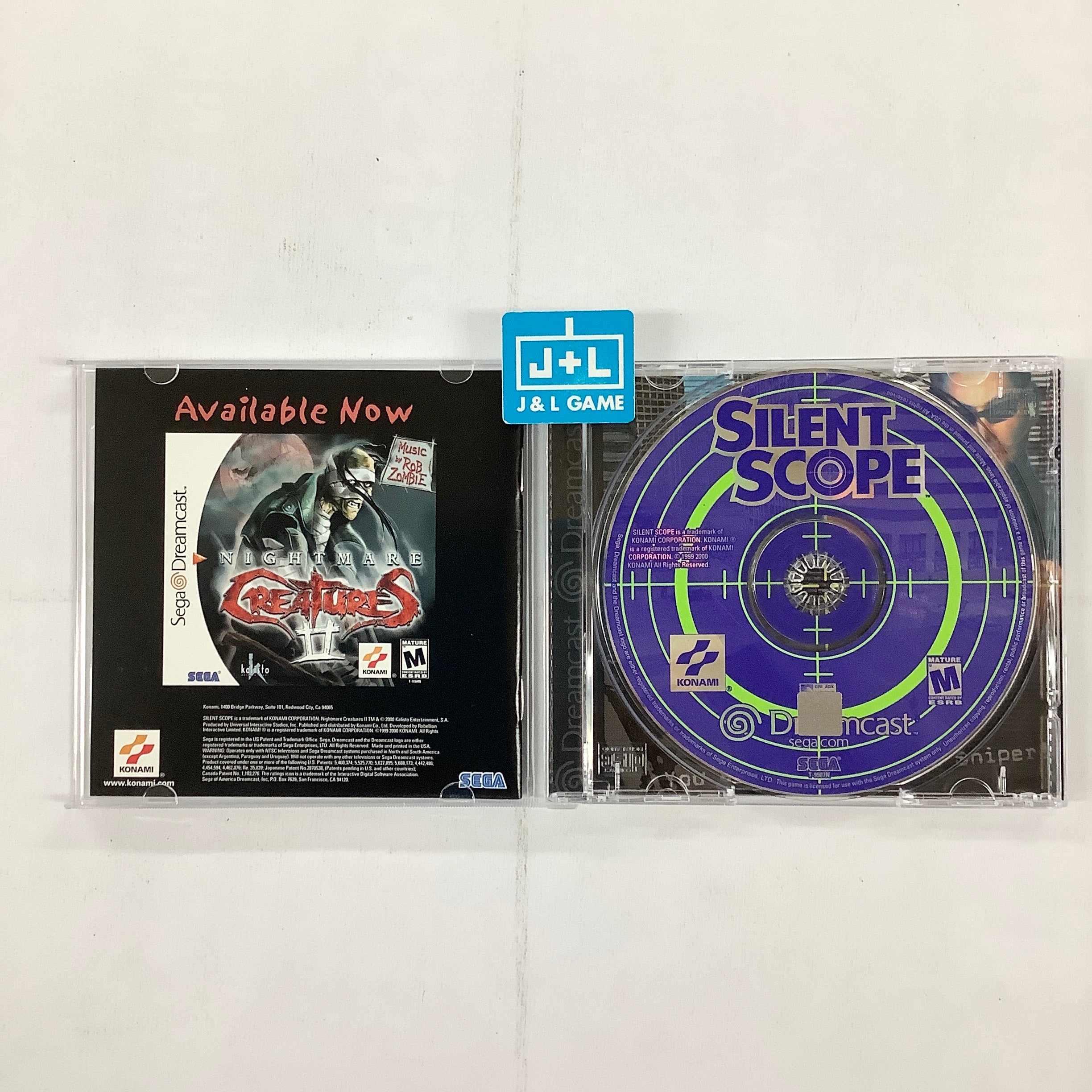 Silent Scope - (DC) SEGA Dreamcast  [Pre-Owned] Video Games Konami   