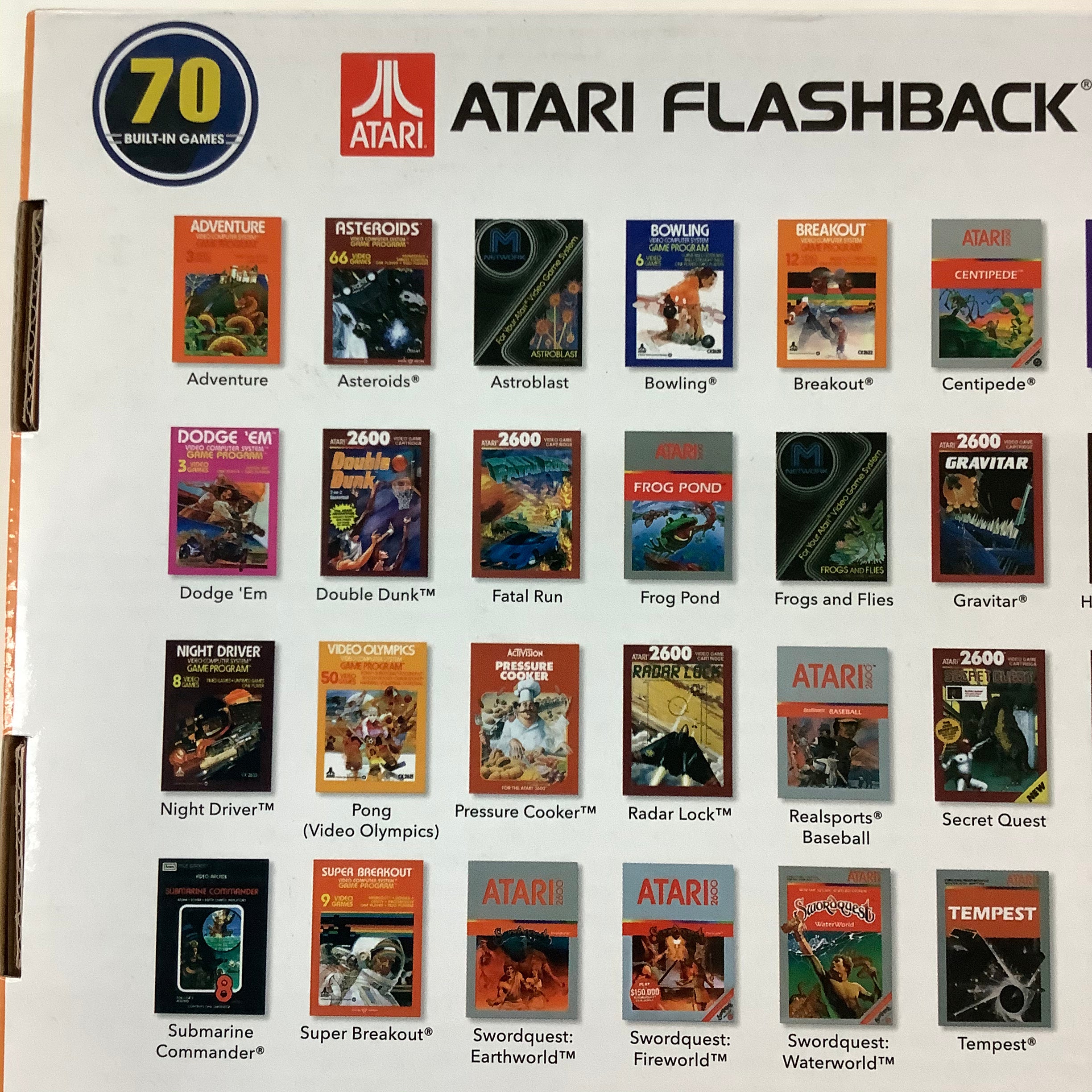Atari Flashback Portable Game Player (2017) CONSOLE AtGames   