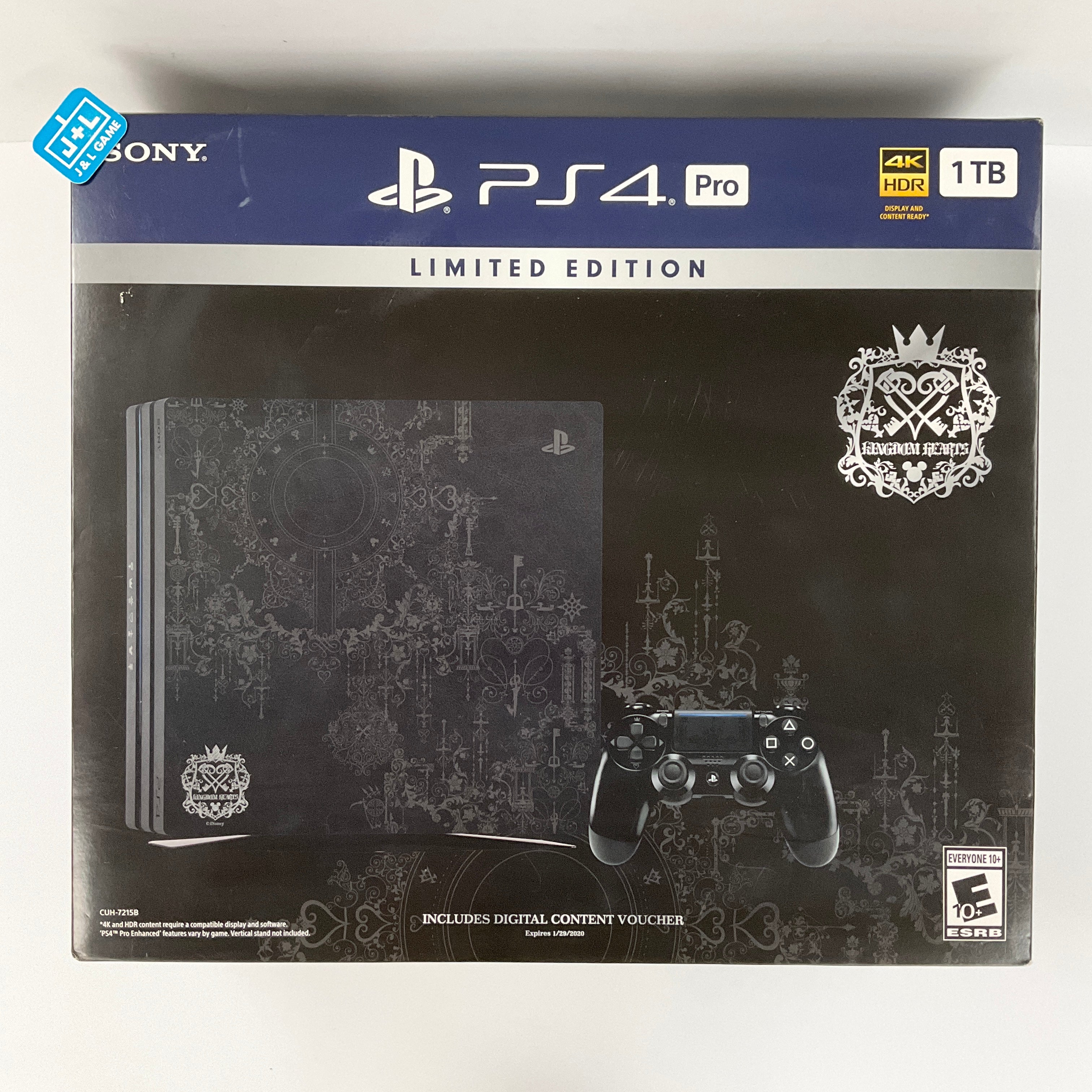 PS4 KINGDOM HEARTS III LIMITED EDITION Pro 1TB Box PlayStation 4