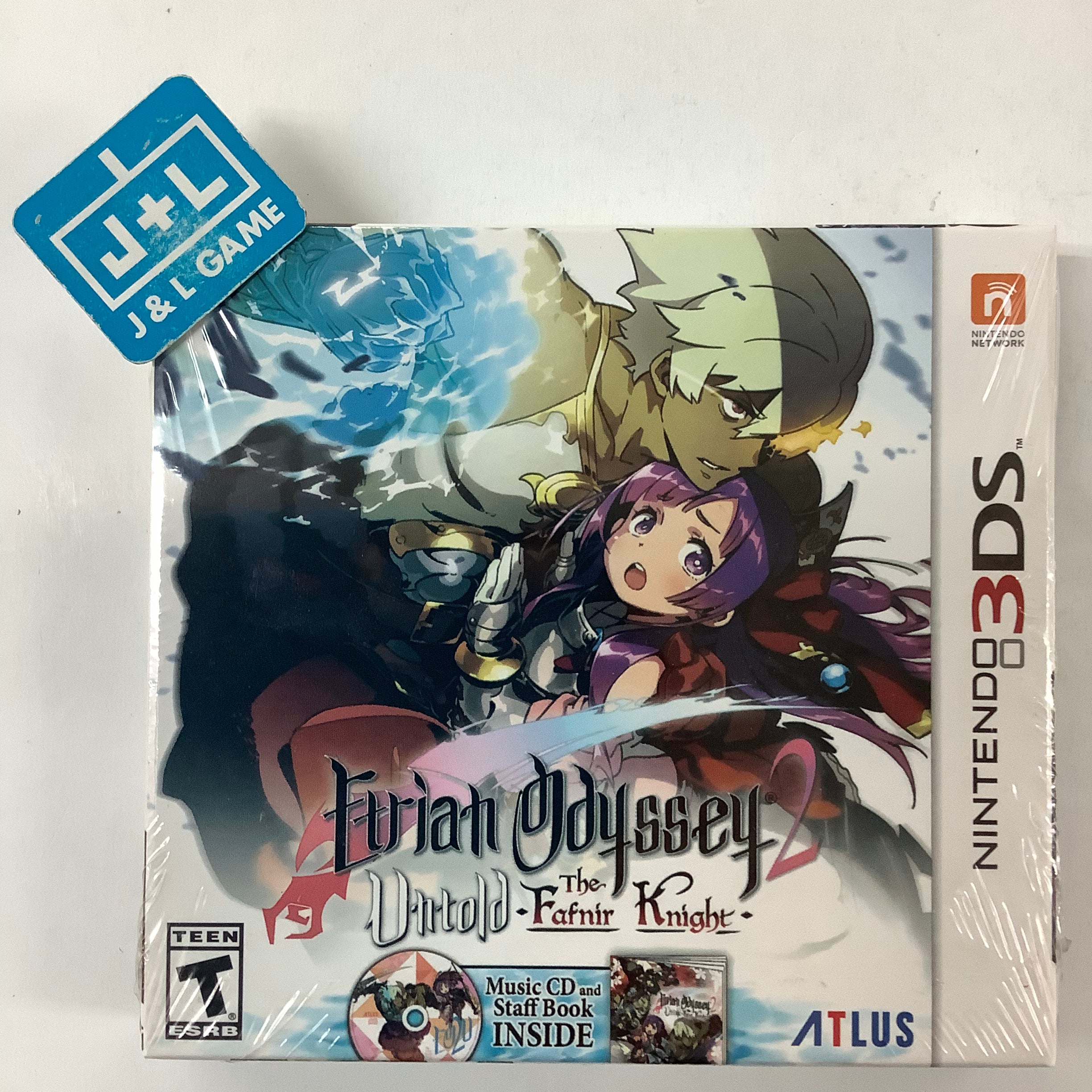 Etrian Odyssey 2 Untold: The Fafnir Knight (w/ Music CD & Staff Book) - Nintendo 3DS Video Games Atlus   