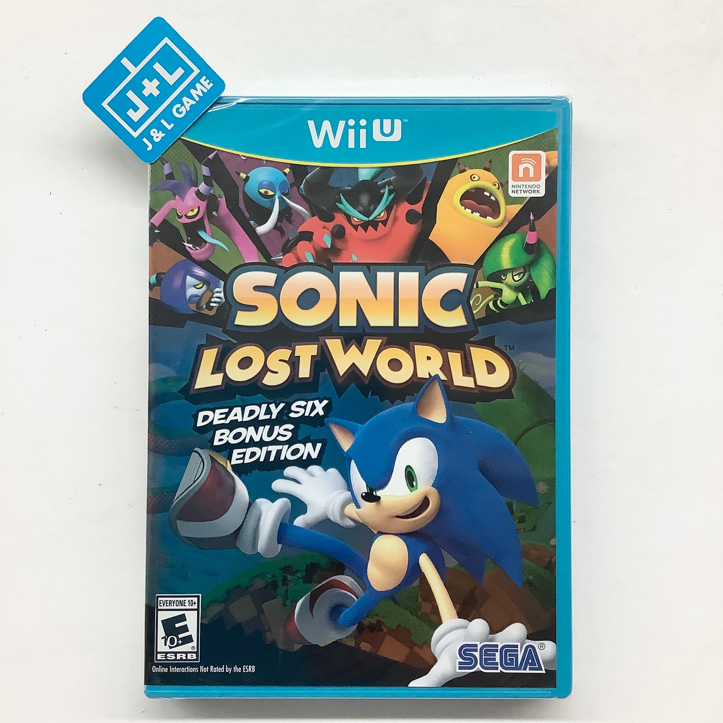 Sonic Lost World (Deadly Six Bonus) - Nintendo Wii U Video Games SEGA   