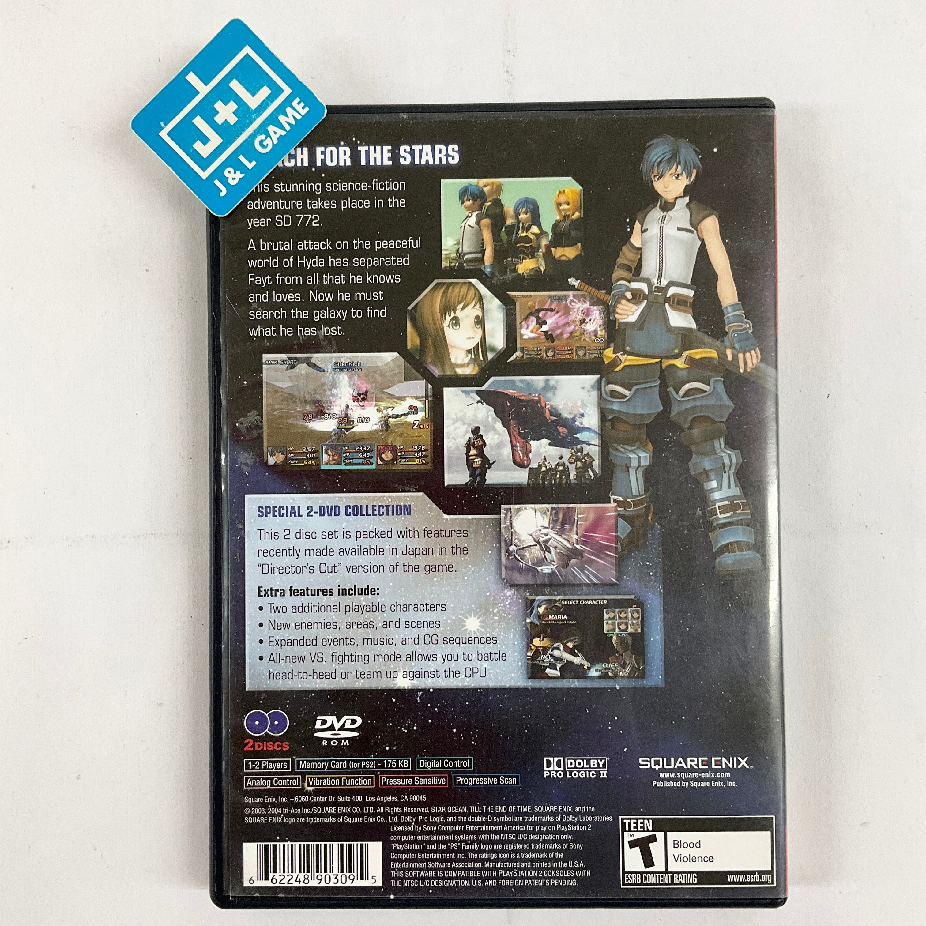 Star Ocean Till the End of Time (Greatest Hits) - (PS2) PlayStation 2 [Pre-Owned] Video Games Square Enix   