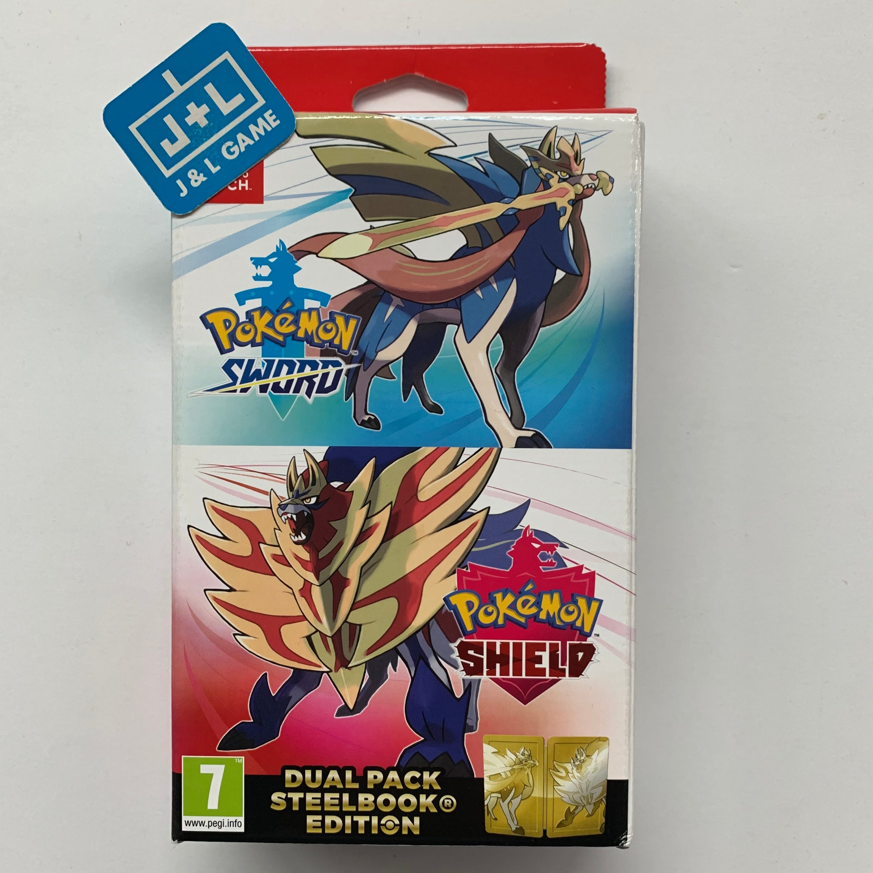 Pokemon Sword and Shield Dual Pack (Steelbook Edition) - (NSW) Nintendo Switch (European Import) Video Games Nintendo