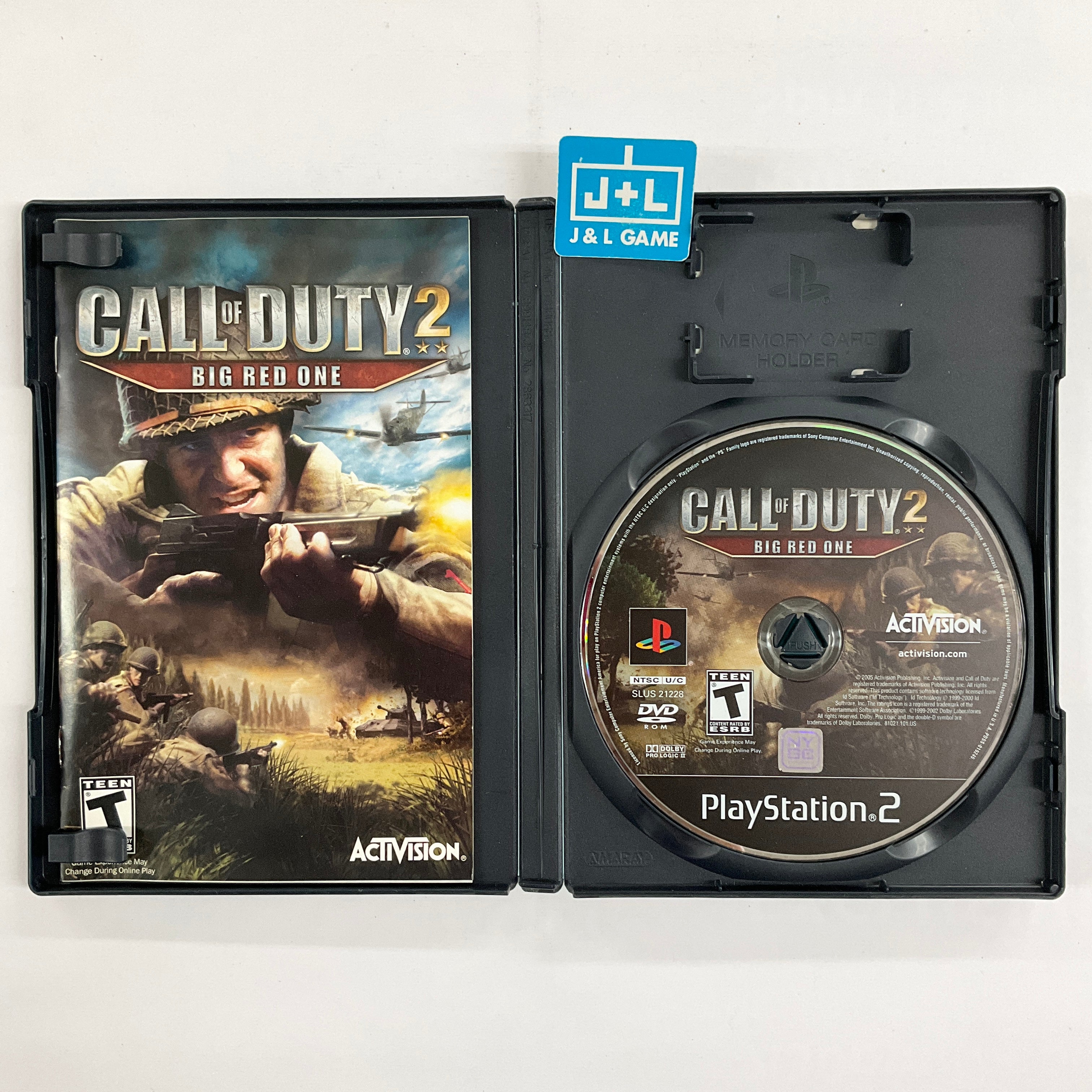 Call of Duty 2: Big Red One - (PS2) PlayStation 2 [Pre-Owned] Video Games Activision   