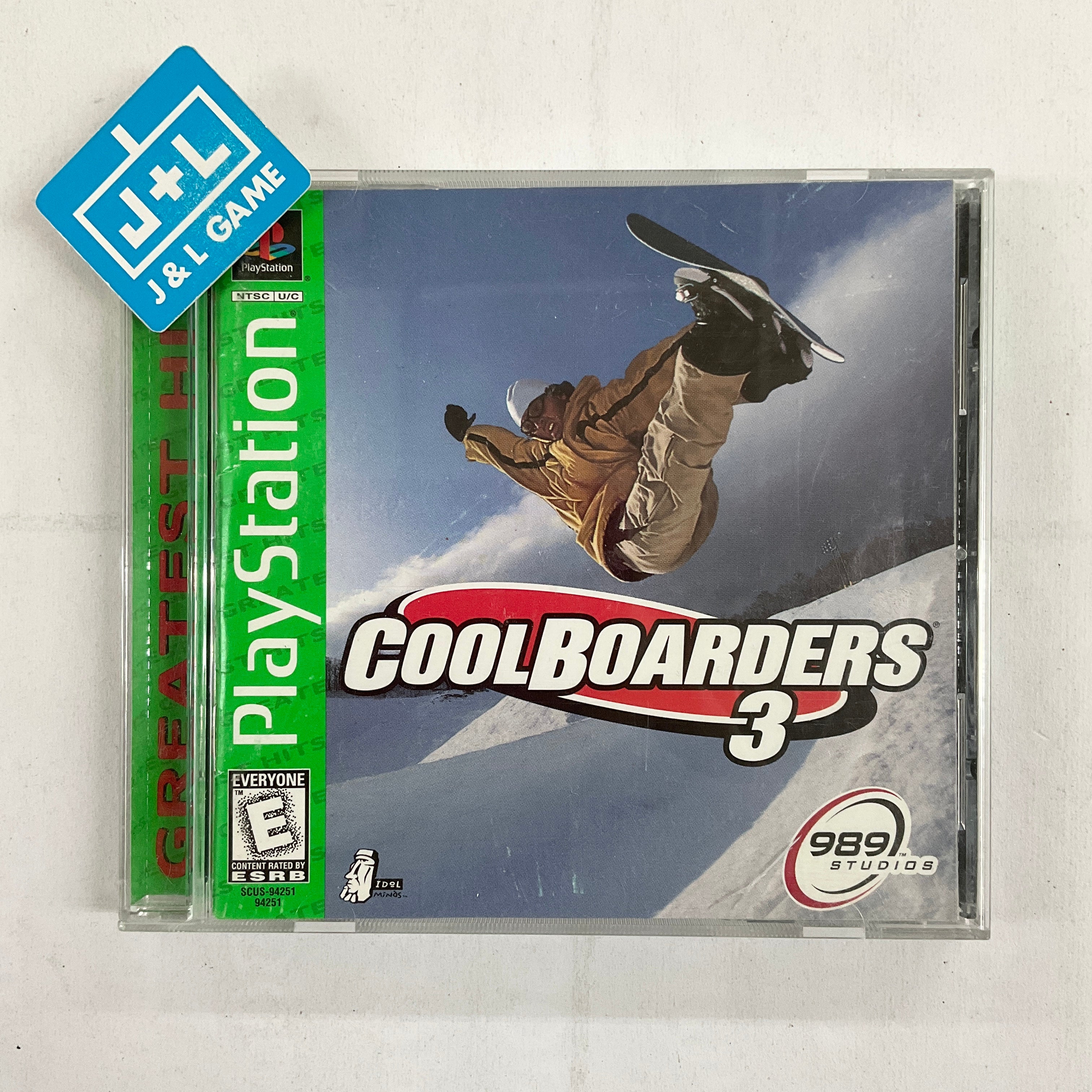 Cool Boarders 3 (Greatest Hits) - (PS1) PlayStation 1 [Pre-Owned] Video Games 989 Studios   