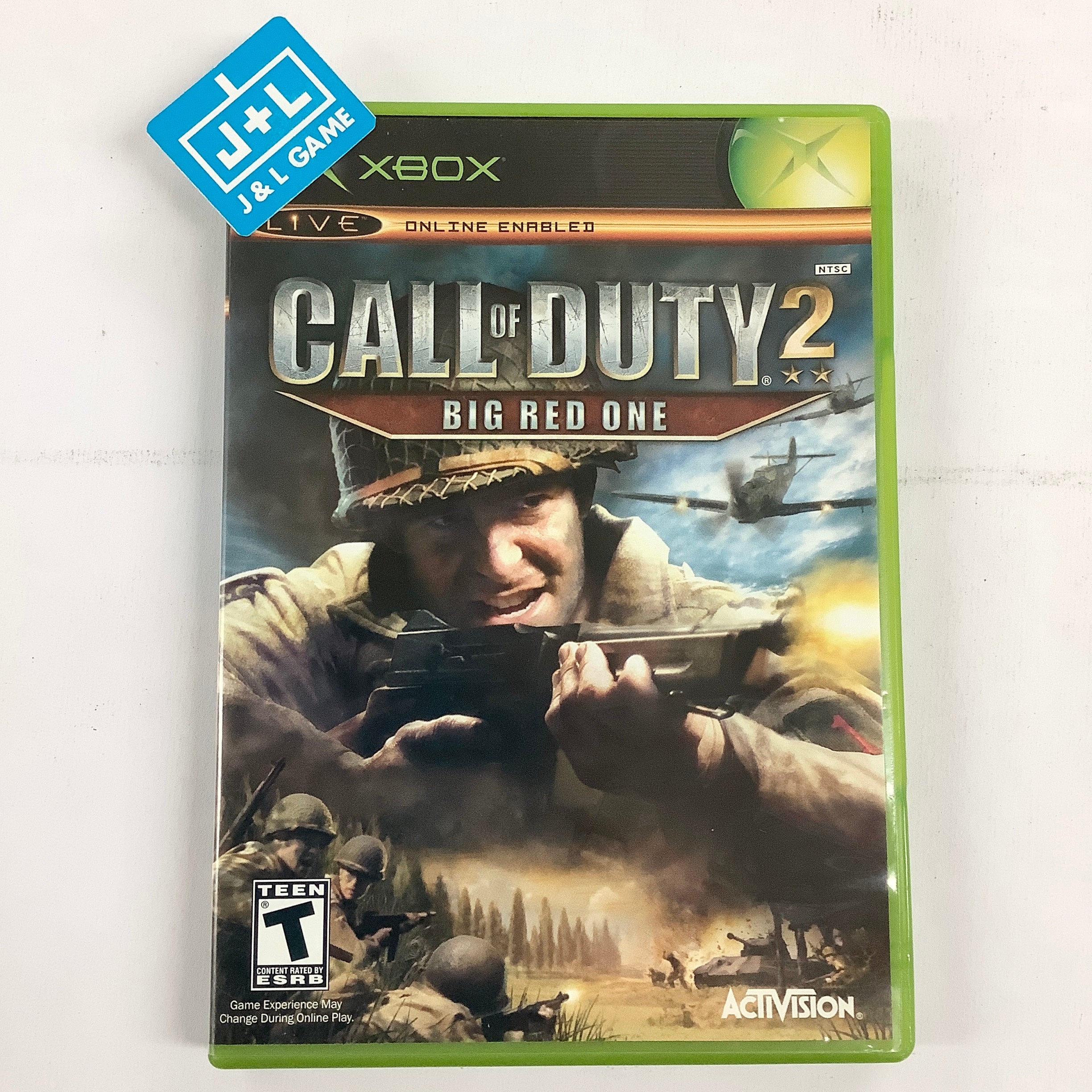 Call of Duty 2: Big Red One - (XB) Xbox [Pre-Owned] Video Games Activision   