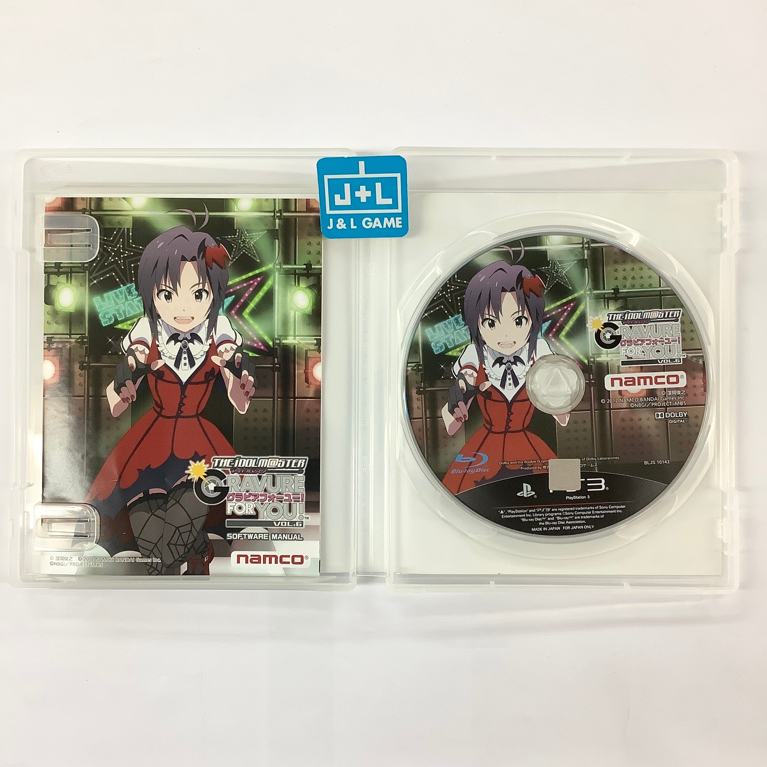 The Idolm@ster: Gravure For You! Vol. 6 - (PS3) PlayStation 3 [Pre-Owned] (Japanese Import) Video Games Bandai Namco Games   