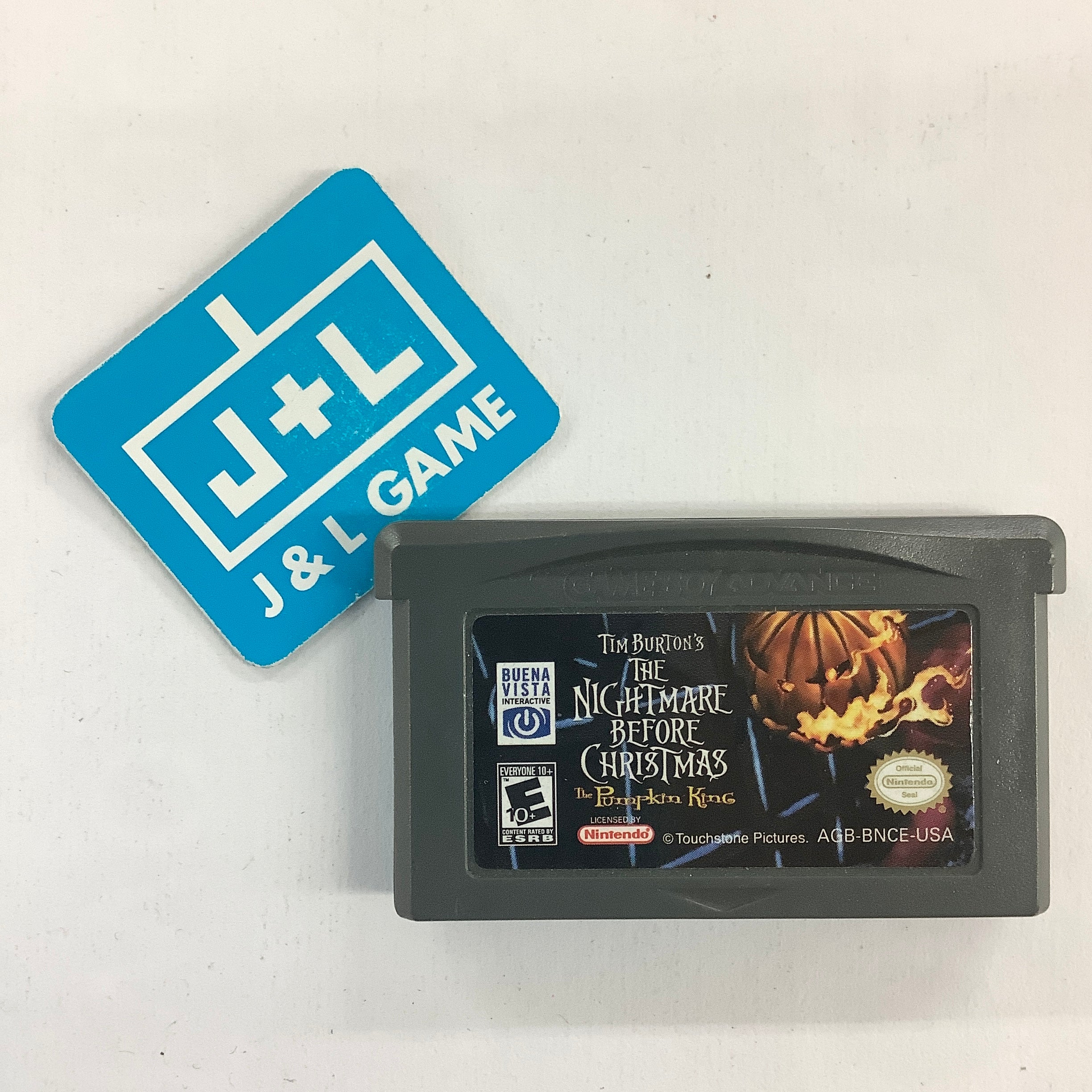 Tim Burton's The Nightmare Before Christmas: The Pumpkin King - (GBA) Game Boy Advance [Pre-Owned] Video Games Buena Vista Interactive   