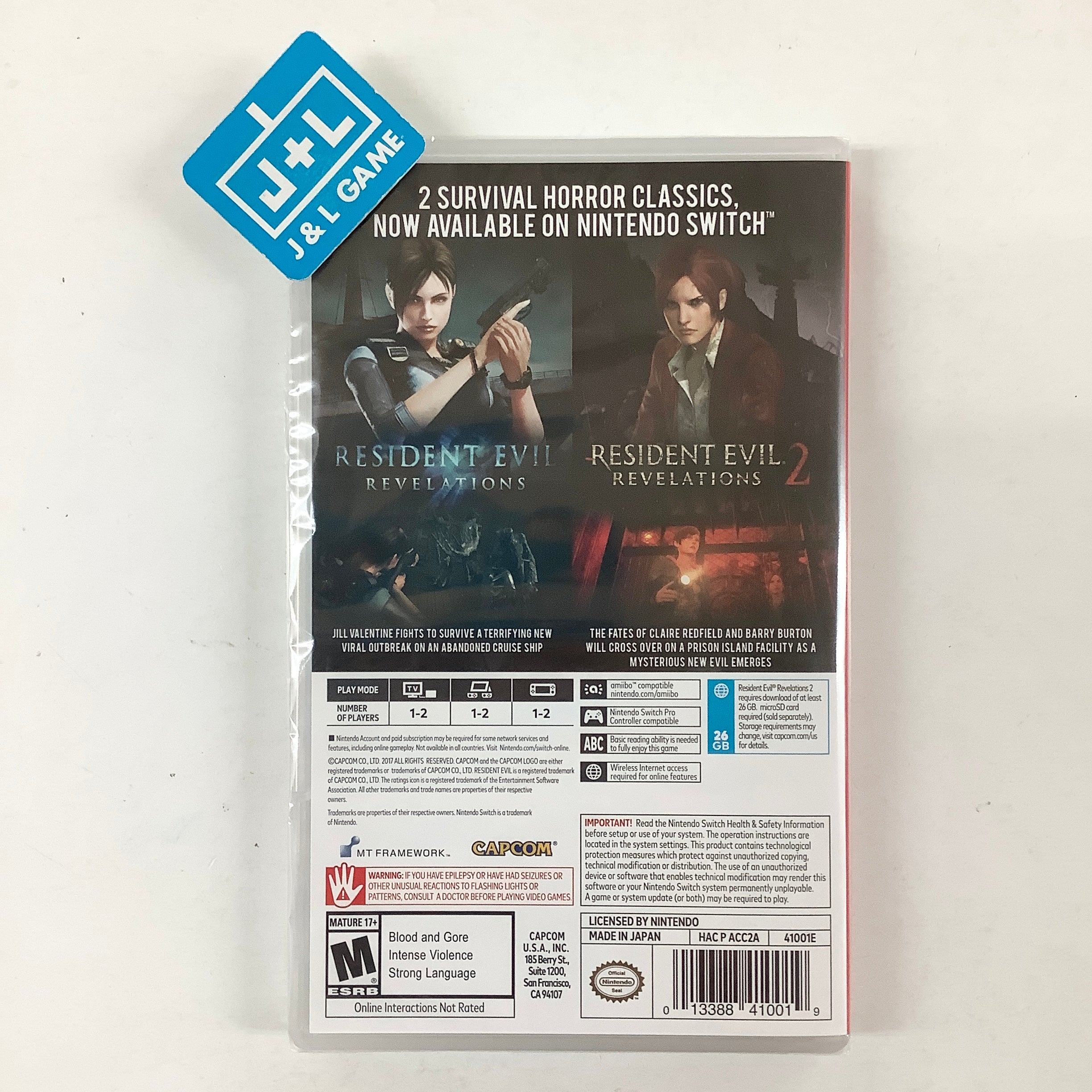 Resident Evil Revelations Collection - (NSW) Nintendo Switch Video Games Capcom   