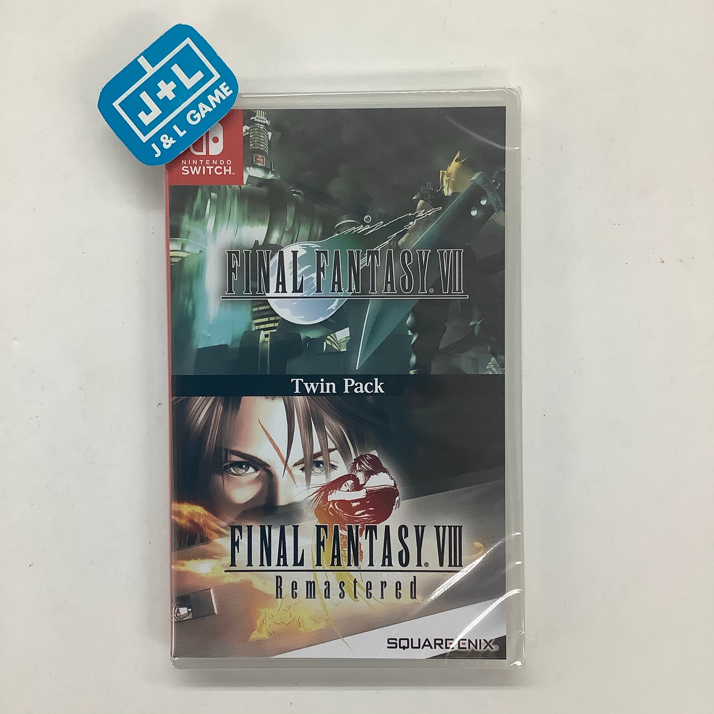 Final Fantasy VII & Final Fantasy VIII Remastered Twin Pack - (NSW) Nintendo Switch (Asia Import) Video Games Square Enix   