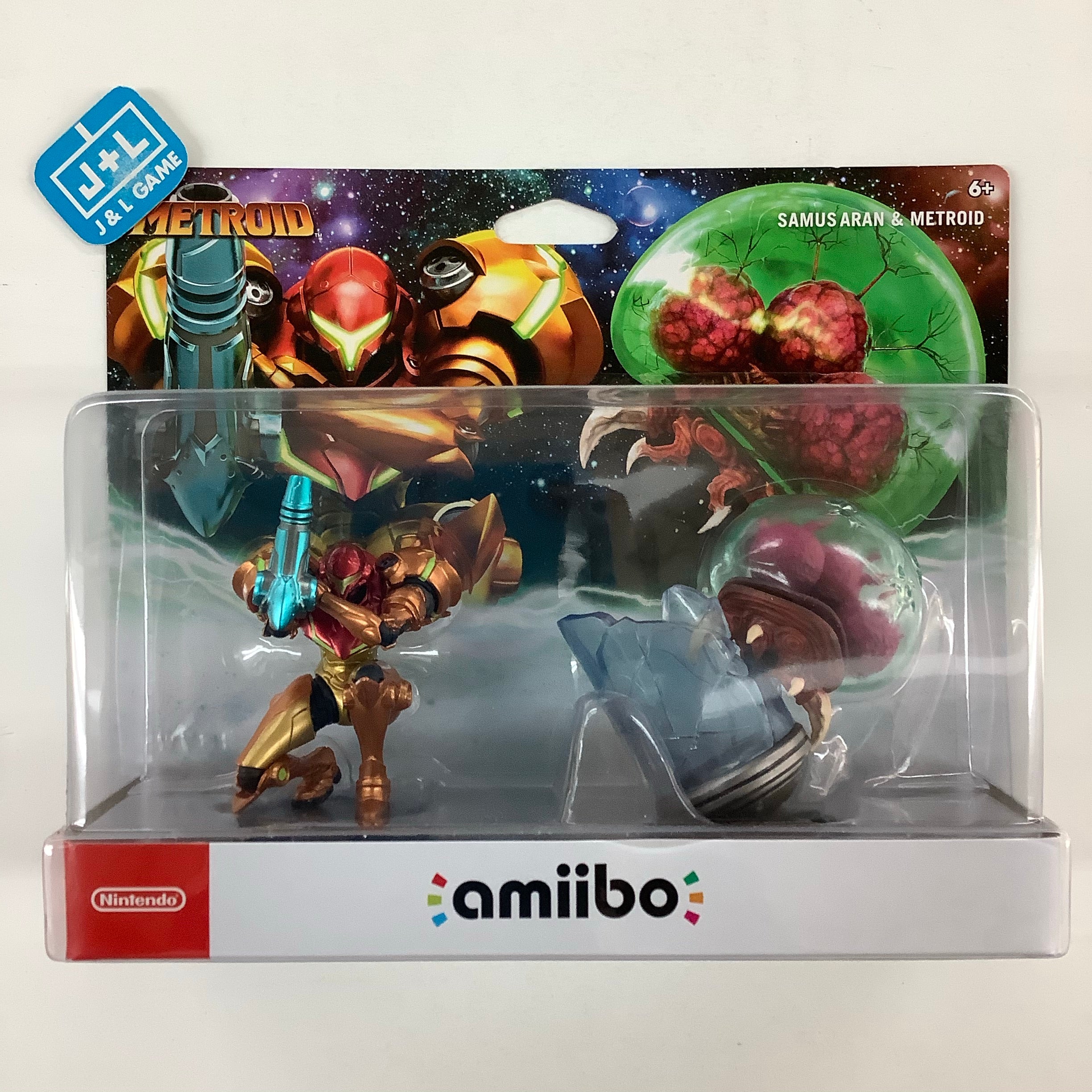 Samus Aran & Metroid 2-Pack (Metroid series) - Nintendo 3DS Amiibo Amiibo Nintendo   