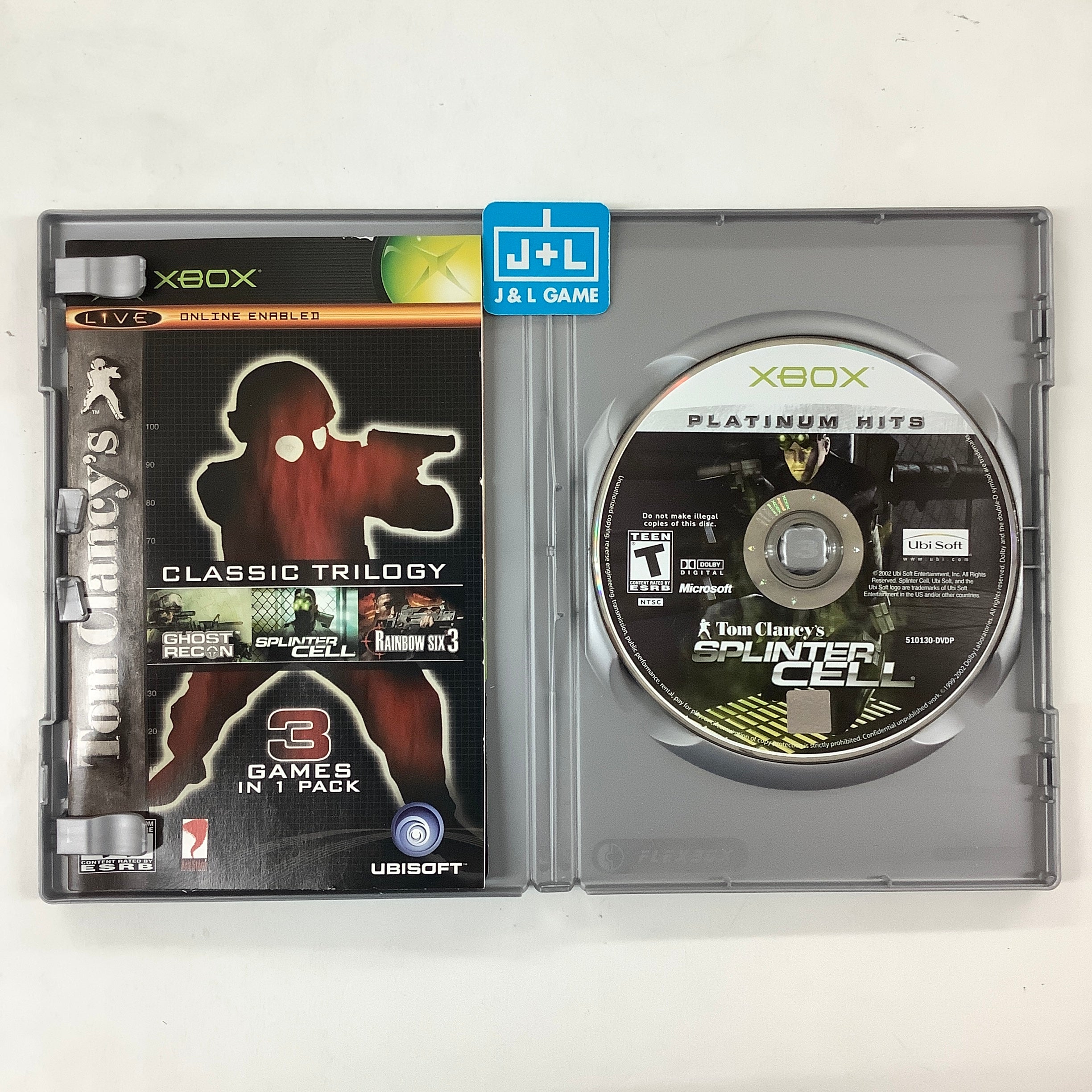 Tom Clancy's Classic Trilogy (Platinum Hits) - (XB) Xbox [Pre-Owned] Video Games Ubisoft   