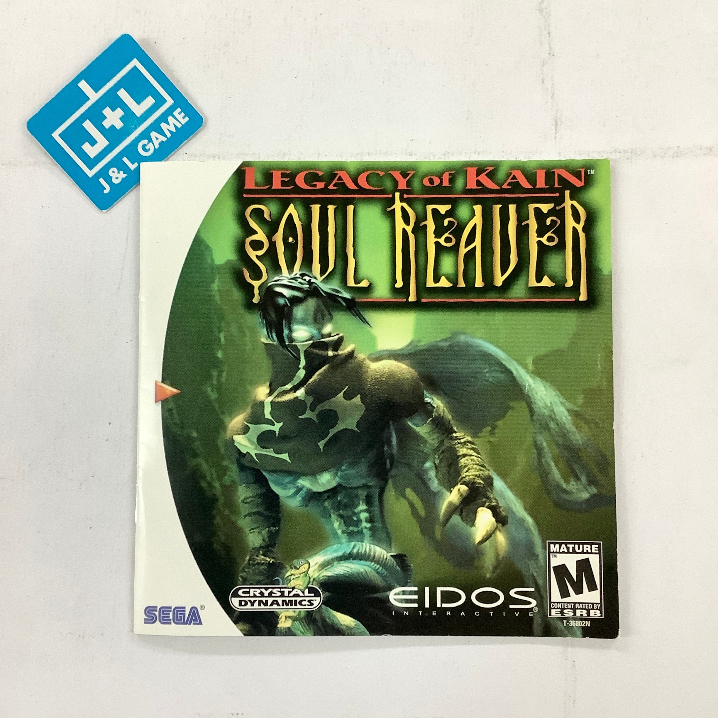 Legacy of Kain: Soul Reaver - (DC) SEGA Dreamcast  [Pre-Owned] Video Games Eidos Interactive   