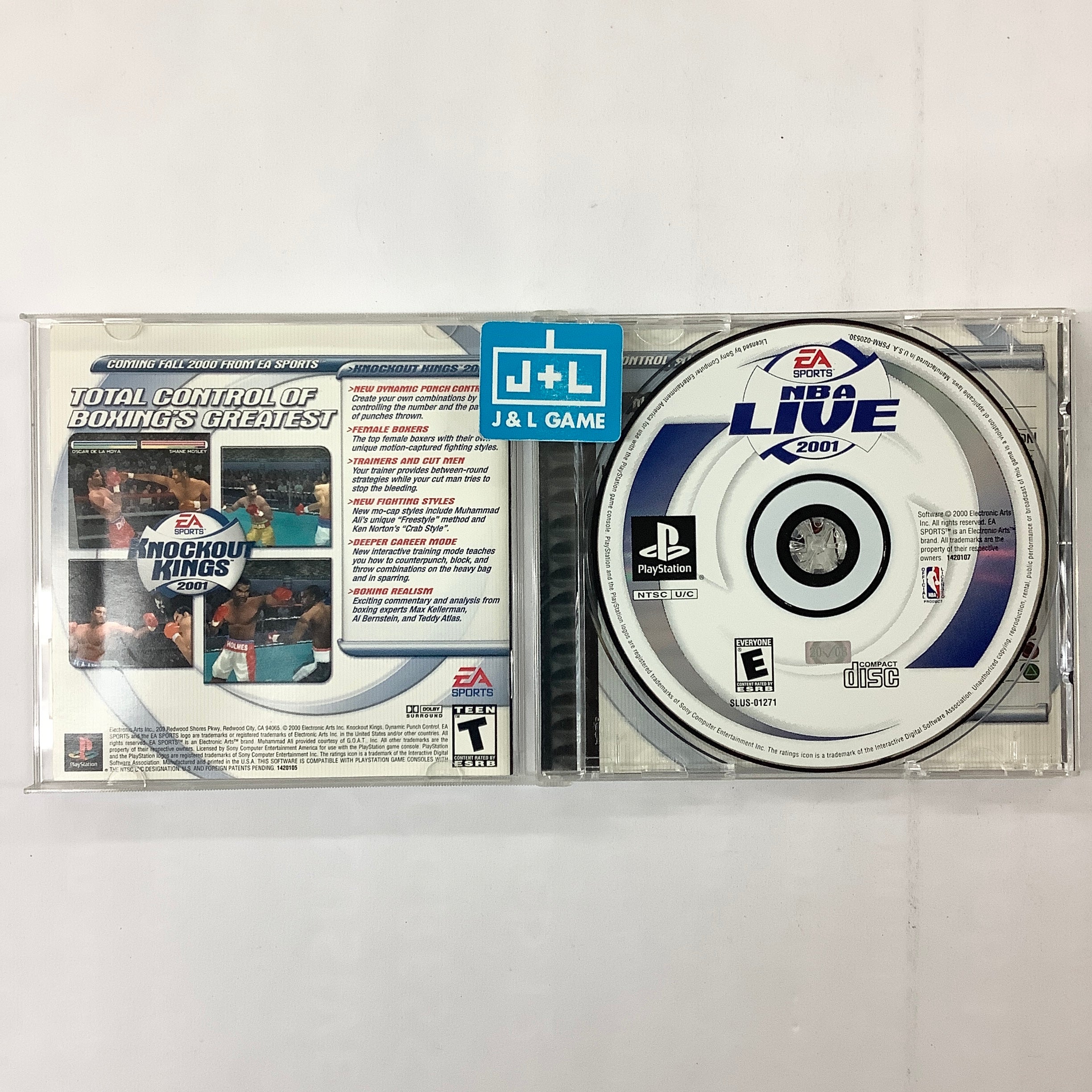 NBA Live 2001 - (PS1) PlayStation 1 [Pre-Owned] Video Games EA Sports   