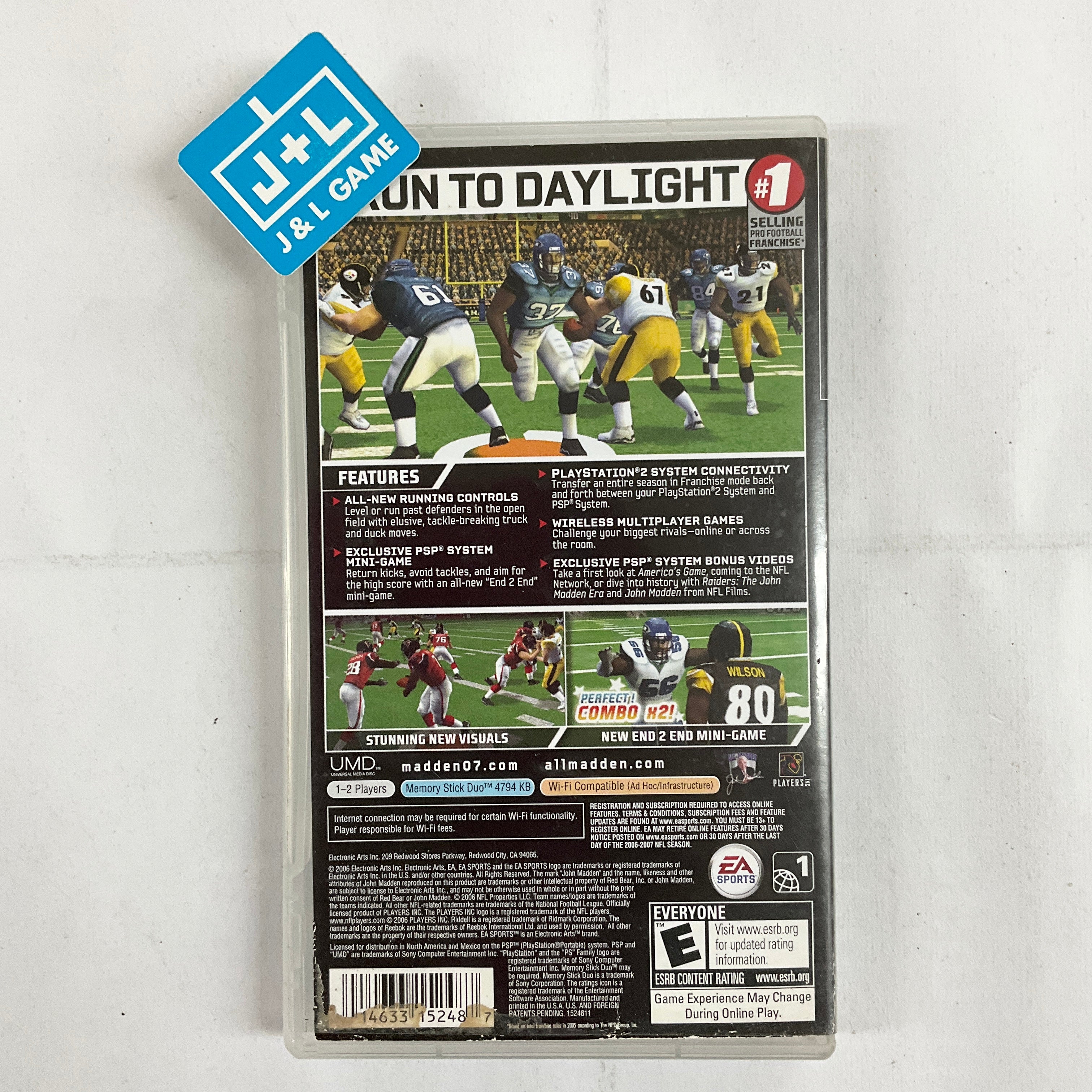 Madden NFL 07 - Sony PSP [Pre-Owned] Video Games EA Sports   
