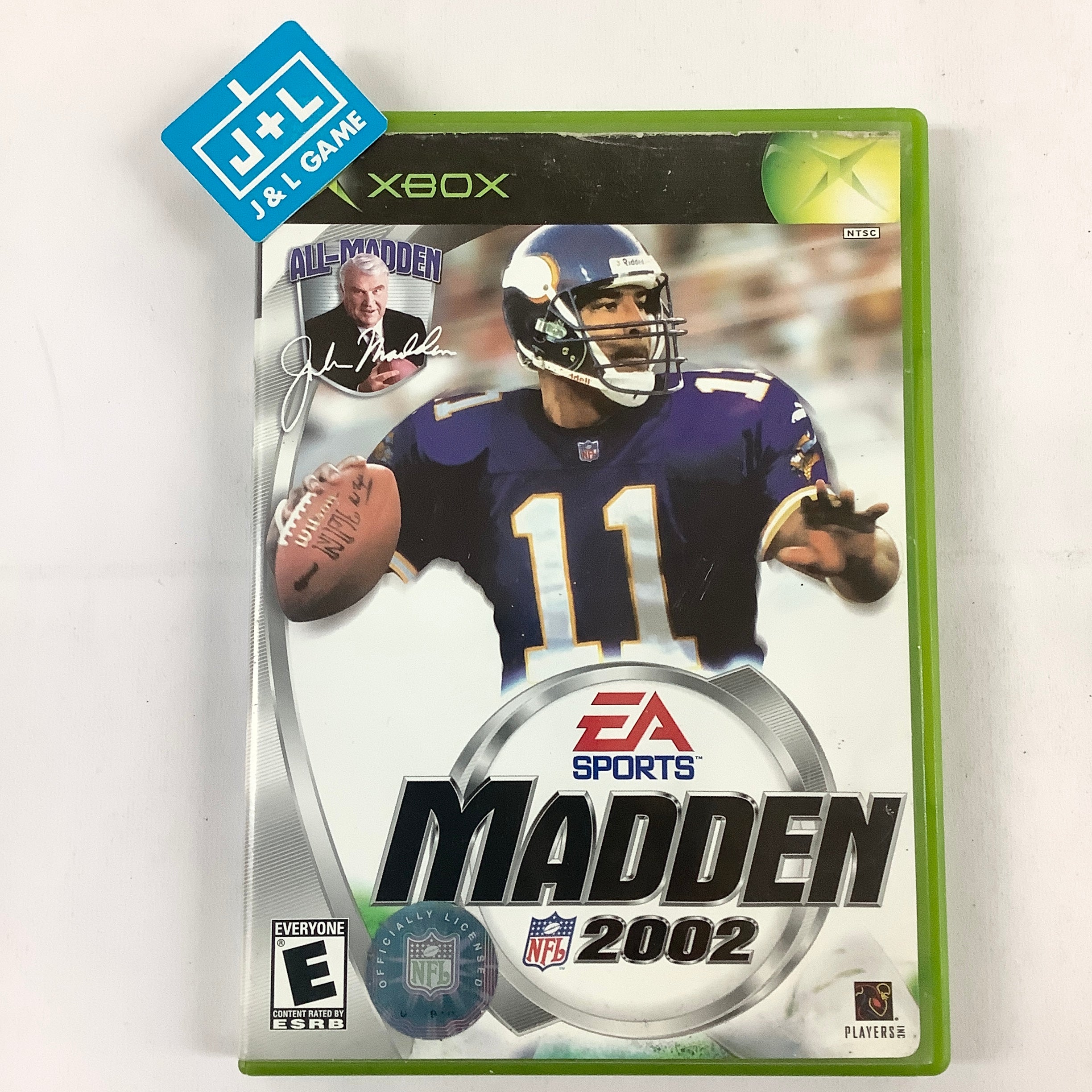 【中古】「未使用品」Madden NFL 2002 / Game Madden NFL 2002 - (XB) Xbox [Pre-Owned] | J&L Game
