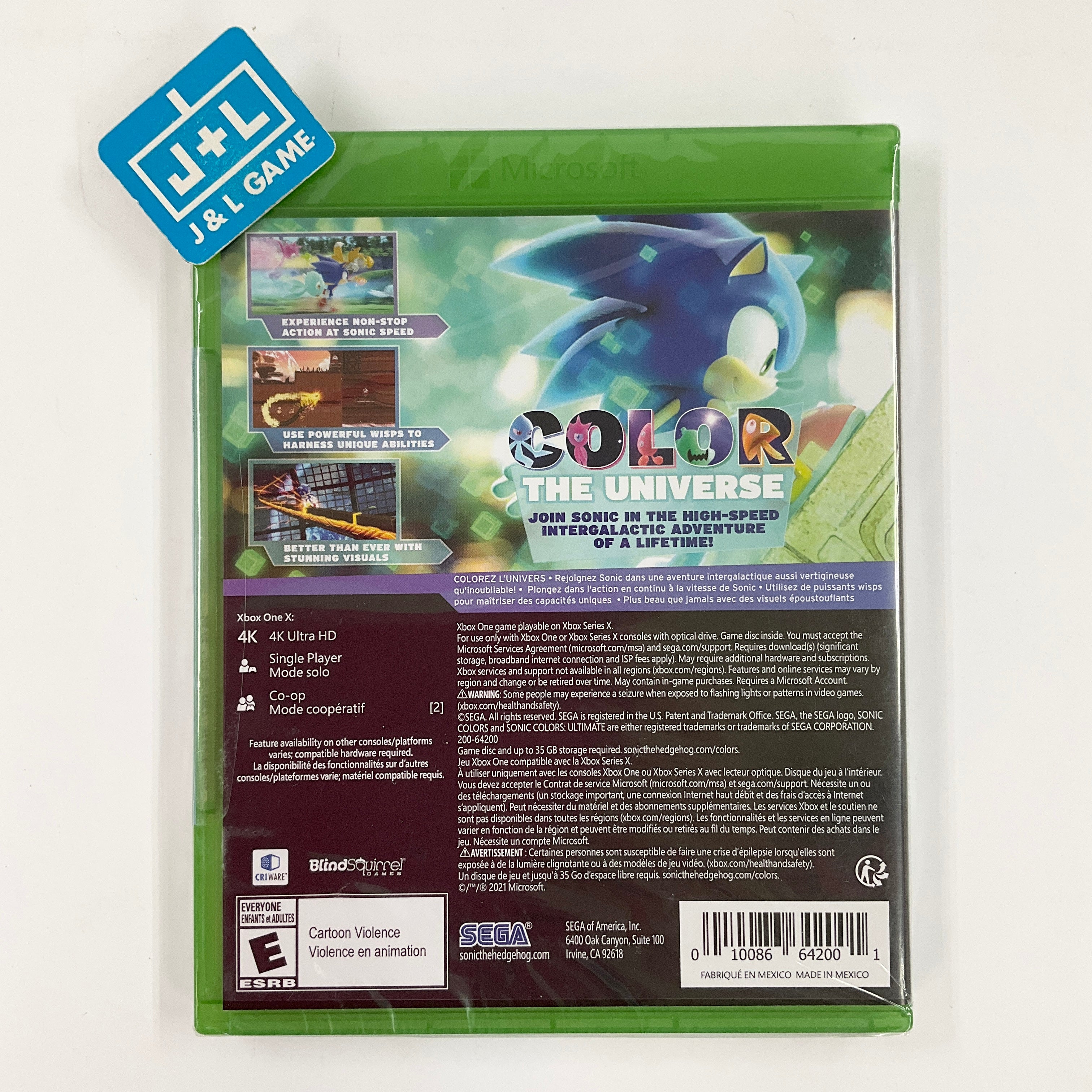 Sonic Colors Ultimate: Standard Edition - (XB1) Xbox Series X Video Games SEGA   