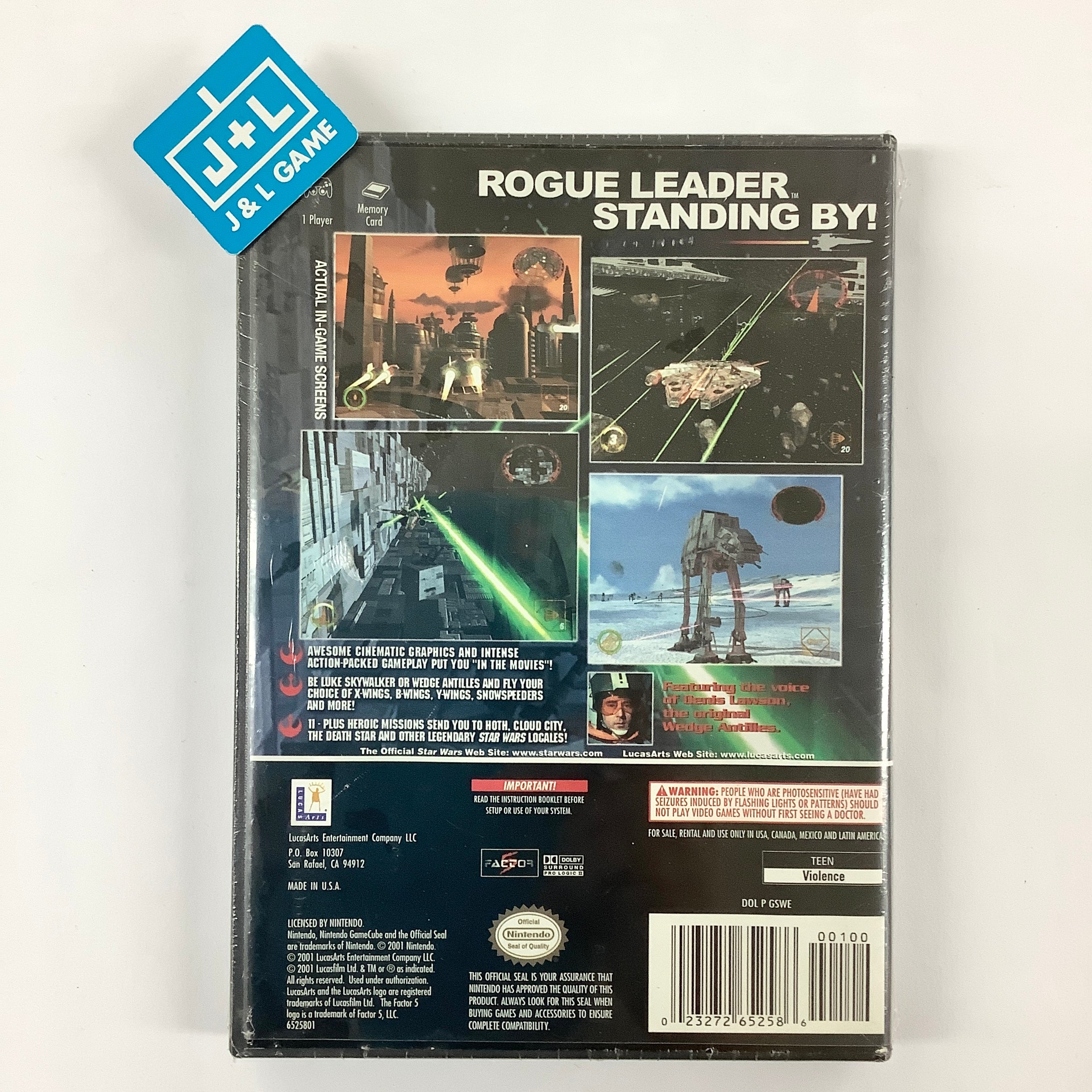 Star Wars Rogue Squadron II: Rogue Leader - (GC) GameCube Video Games LucasArts   