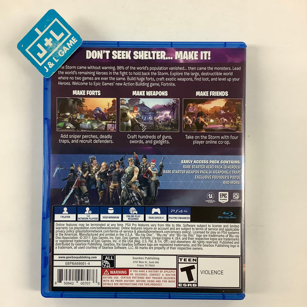 Fortnite - (PS4) PlayStation 4 [Pre-Owned] – Video Games New York