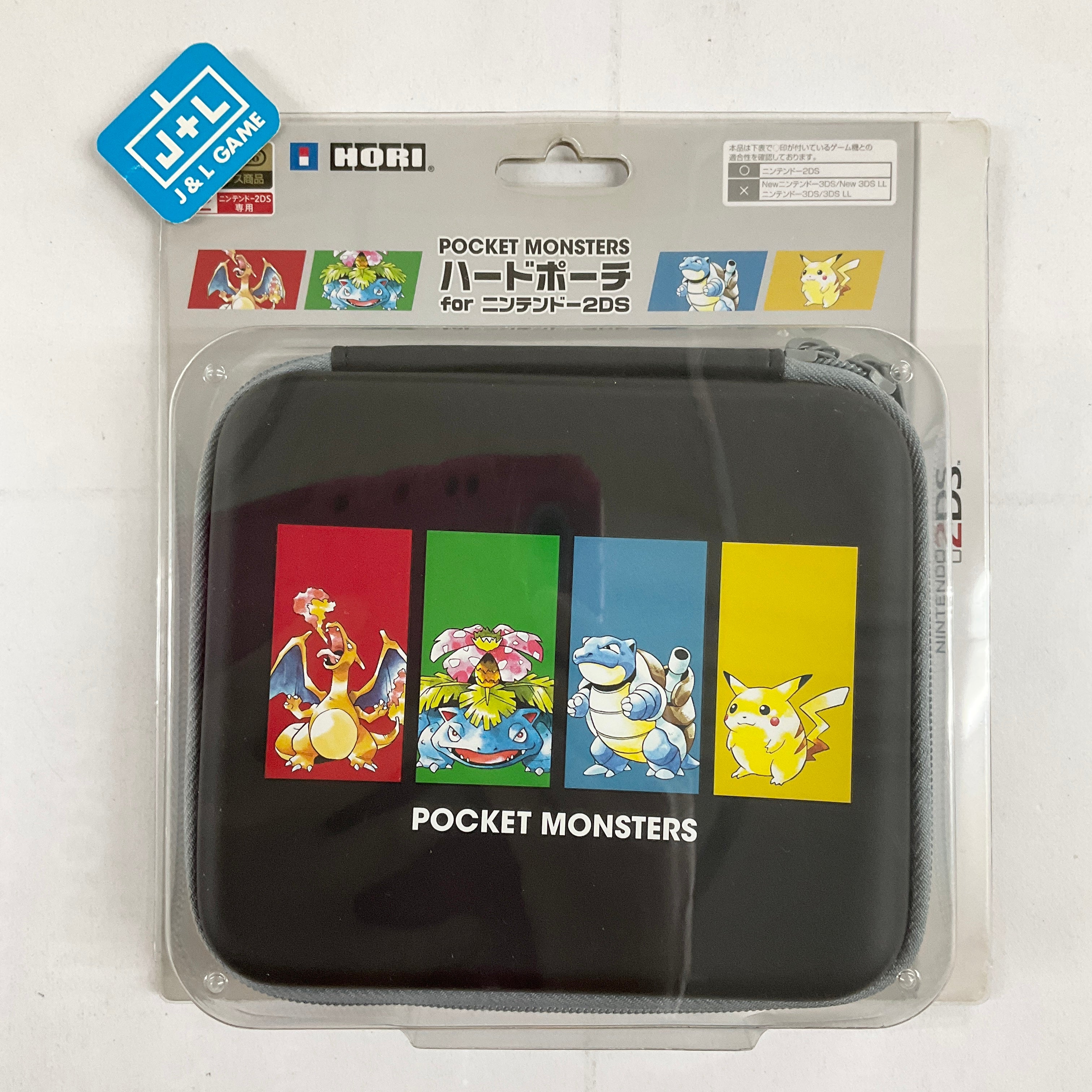 HORI Nintendo 3DS Pokemon Hard Pouch for Nintendo 2DS (Pokemon) - Nintendo 3DS (Japanese Import) Accessories HORI
