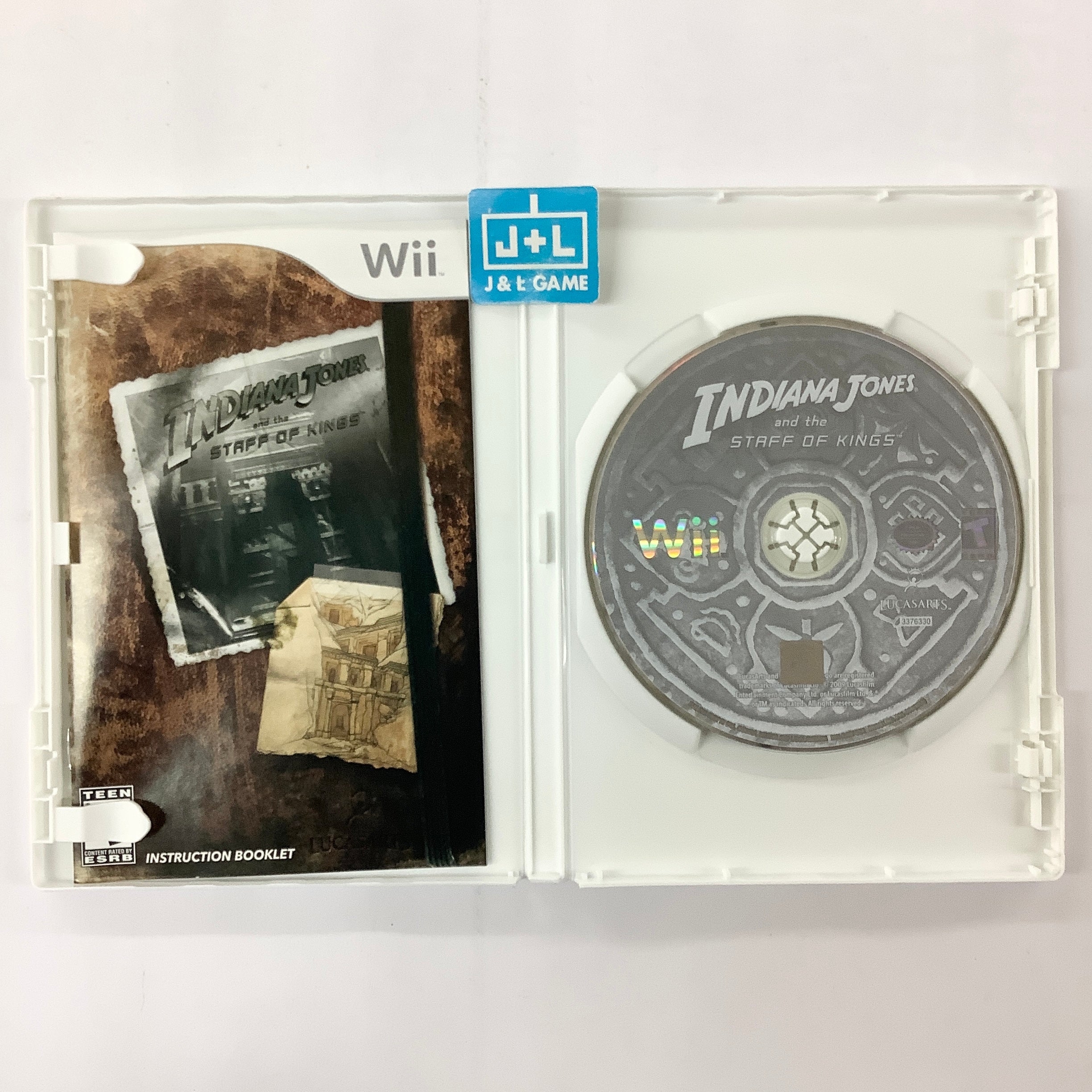 Indiana Jones and the Staff of Kings - Nintendo Wii [Pre-Owned] Video Games LucasArts   