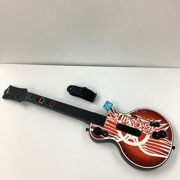 Guitar Hero Wireless Guitar Controller (Aerosmith) Xbox 360 [Pre-Own –  JL Video Games New York City