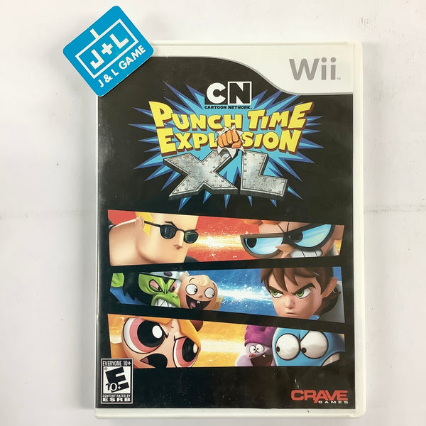 Cartoon Network Punch Time Explosion XL Nintendo Wii Factory Sealed  650008500943