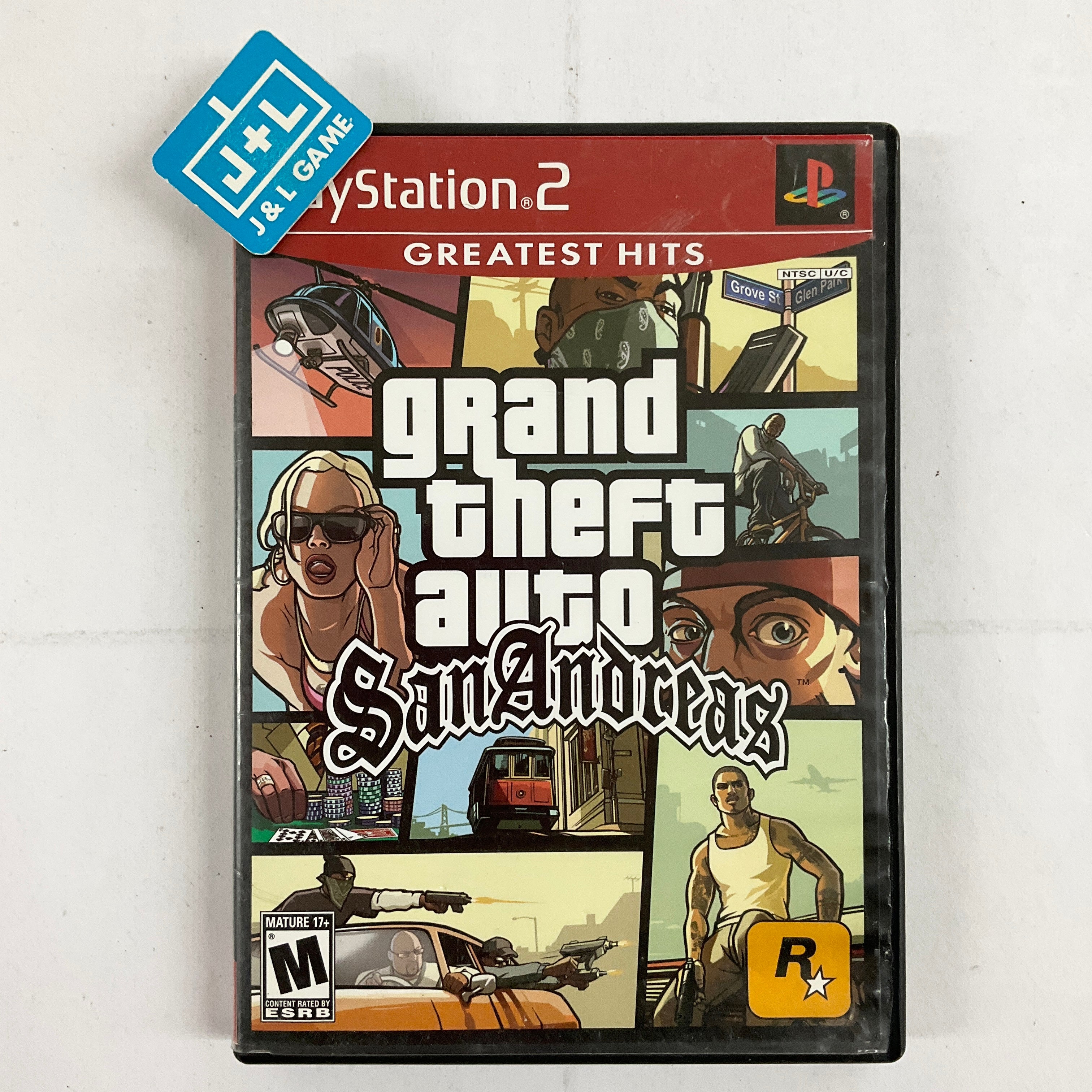 Grand Theft Auto: San Andreas (Greatest Hits) - (PS2) PlayStation 2 [Pre-Owned] Video Games Rockstar Games   