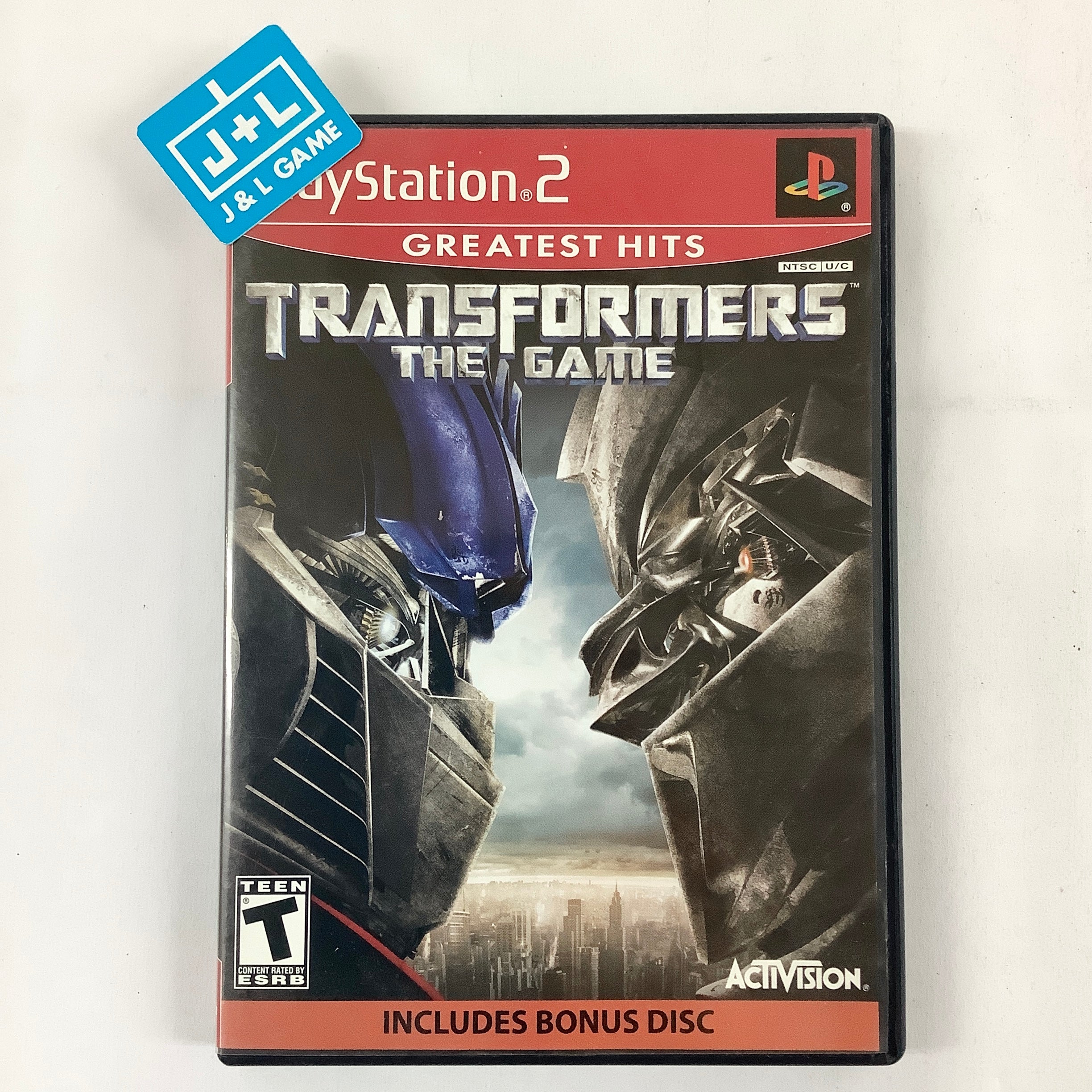 Transformers: The Game (Greatest Hits) - (PS2) PlayStation 2 [Pre-Owned] Video Games Activision   