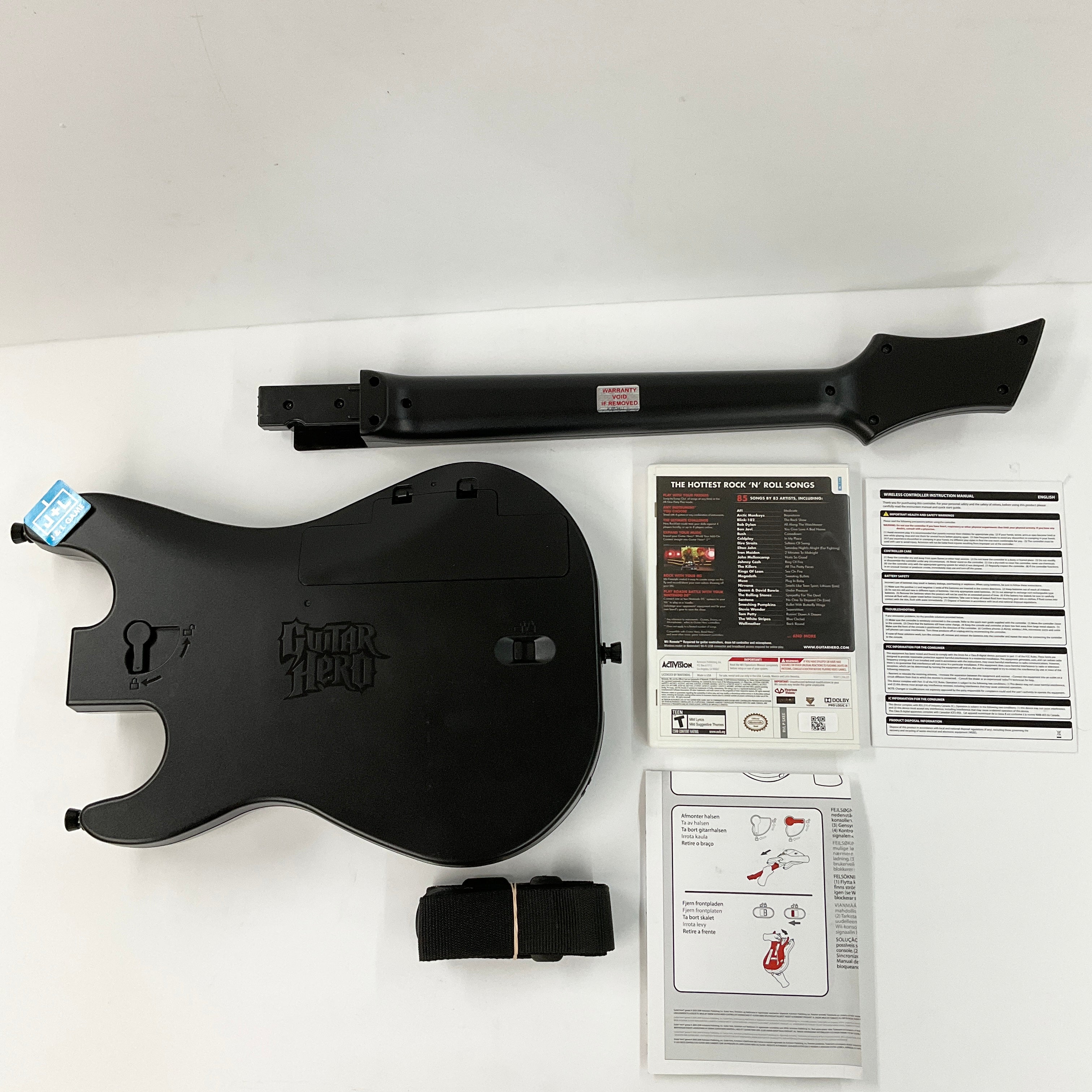 Nintendo Wii Guitar Hero 5 Guitar Kit - Nintendo Wii [Pre-Owned] Accessories ACTIVISION   